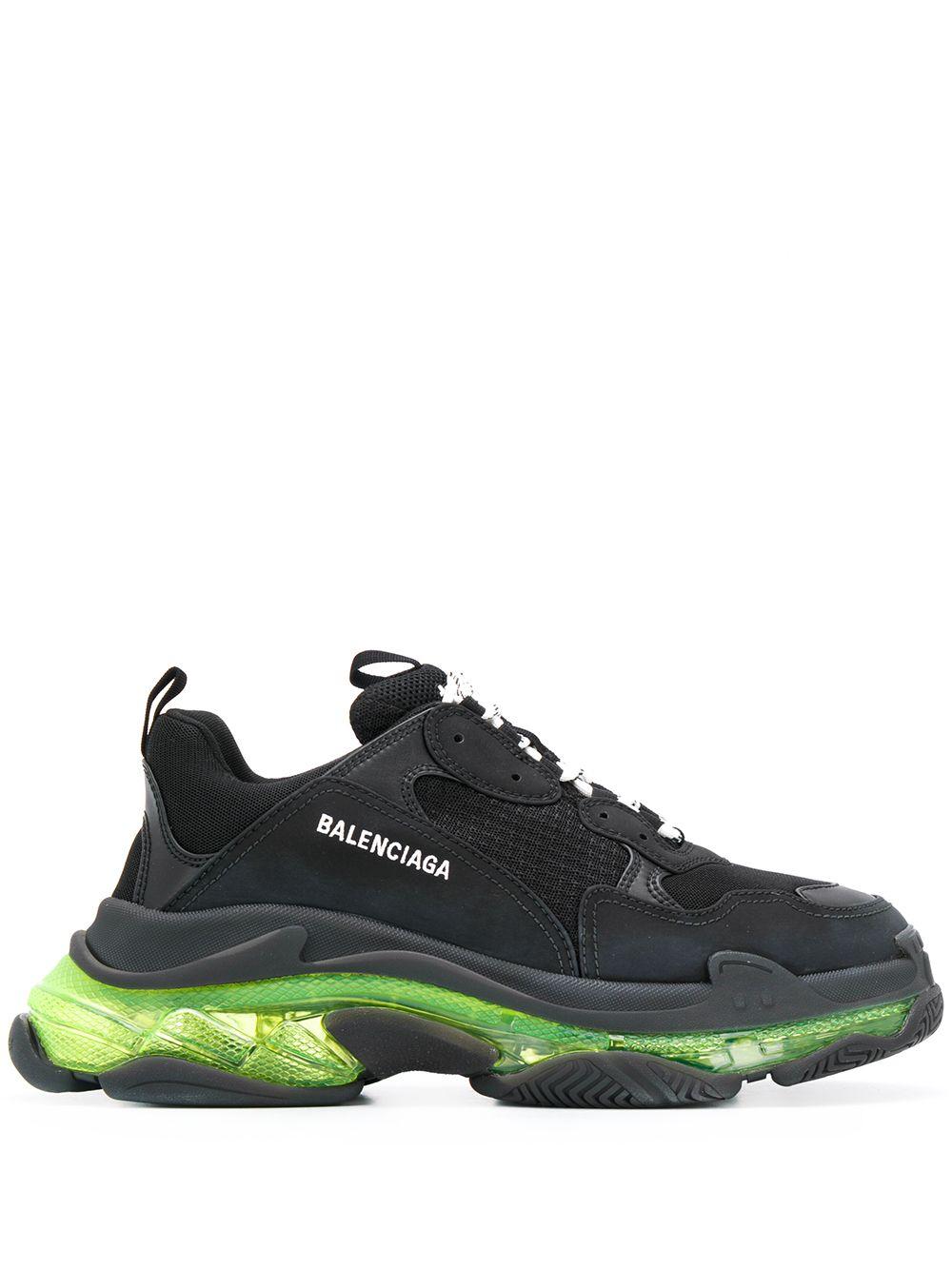 Balenciaga Triple S Clear Sole Sneaker in Black/Yellow (Black) for Men -  Save 40% - Lyst