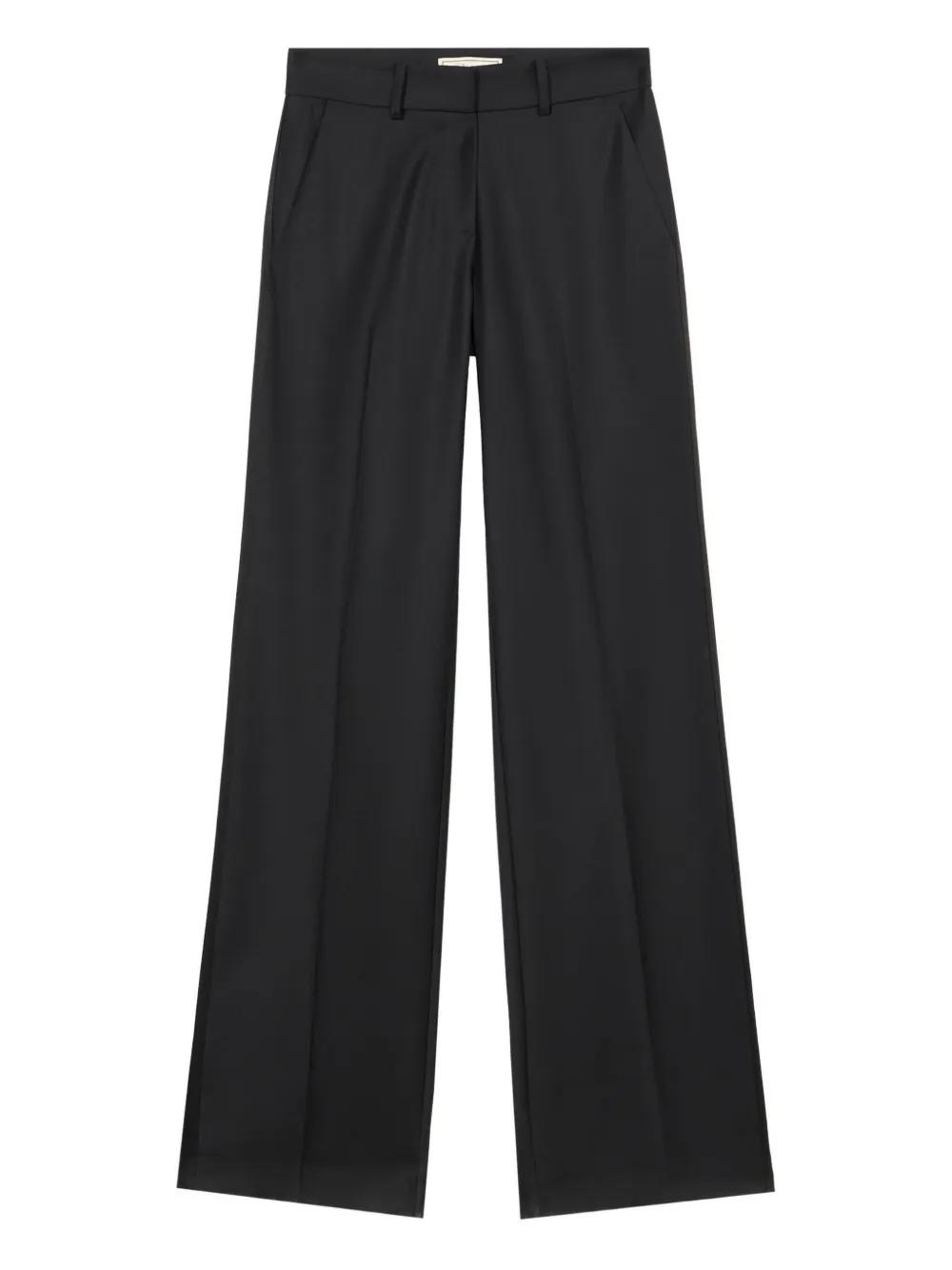 パンツ BLUMARINE Black Knit Flared Leg Pant Black knit flared leg pant – G&B