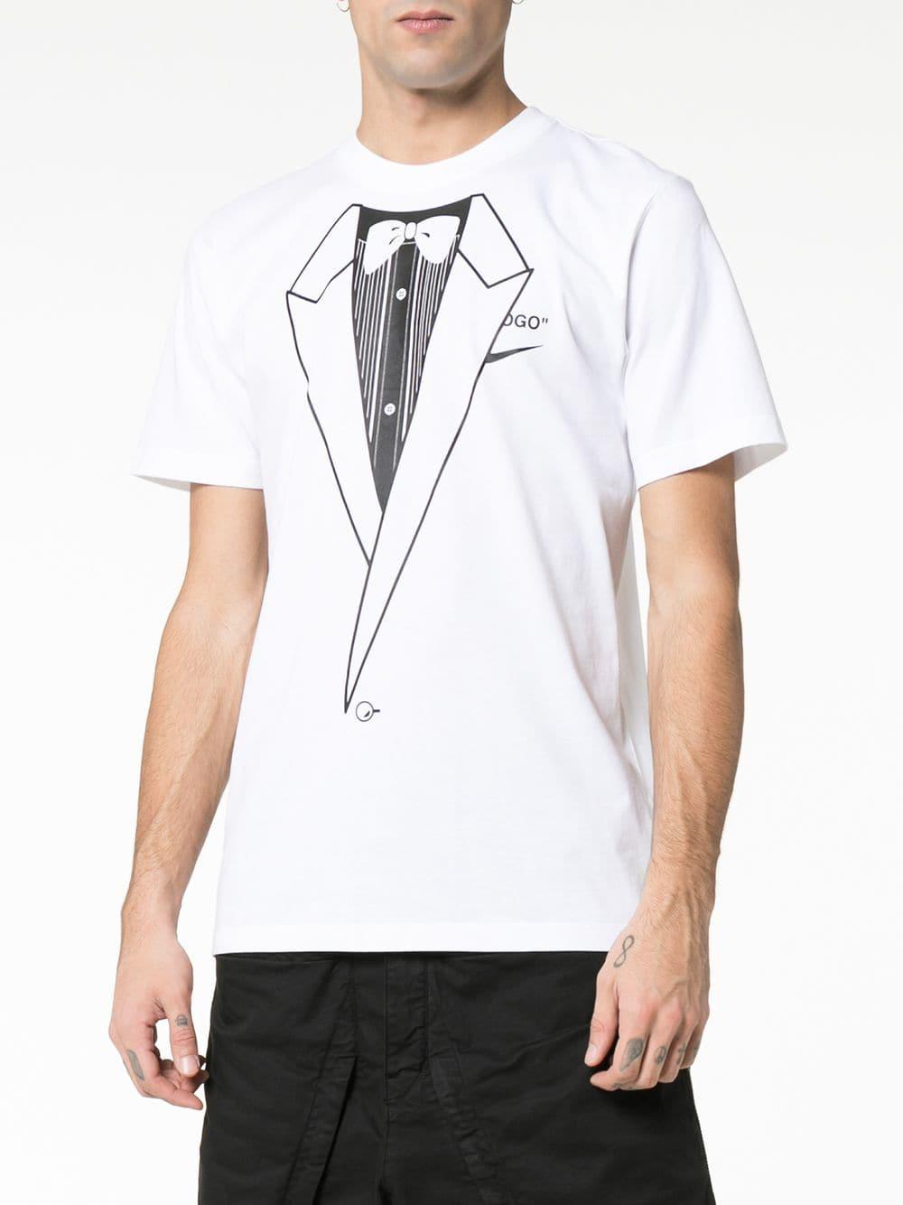 incluir tarjeta Retorcido Camisa con estampado de esmoquin x Off-White Nike de hombre | Lyst