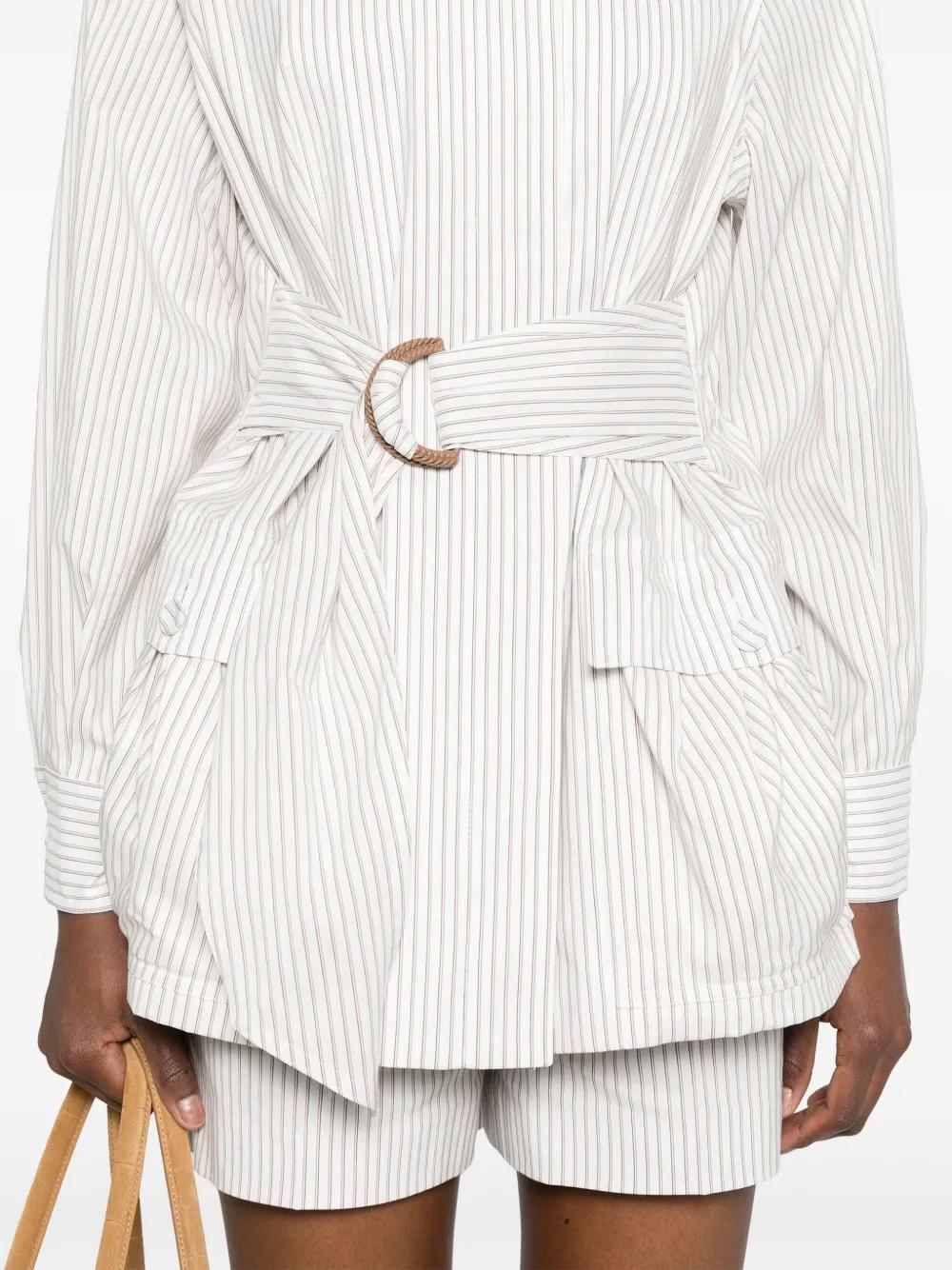 アウターその他 FENDI Striped blouson White Fendi Striped Blouson | italist