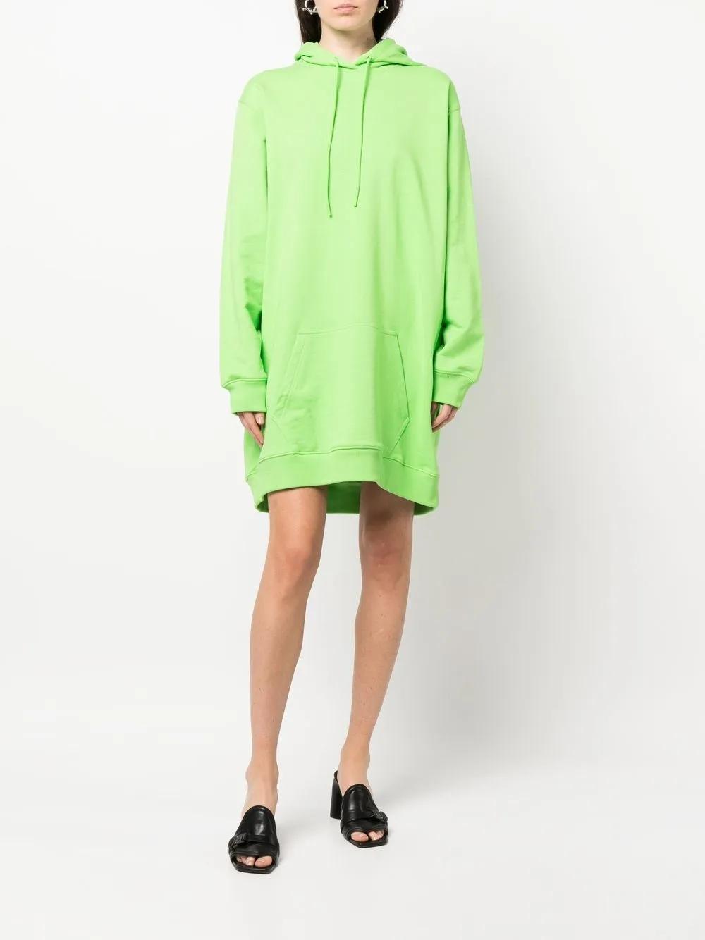 green emerald velvet dress Lime satin midi dress with pareo-style skirt main image 1