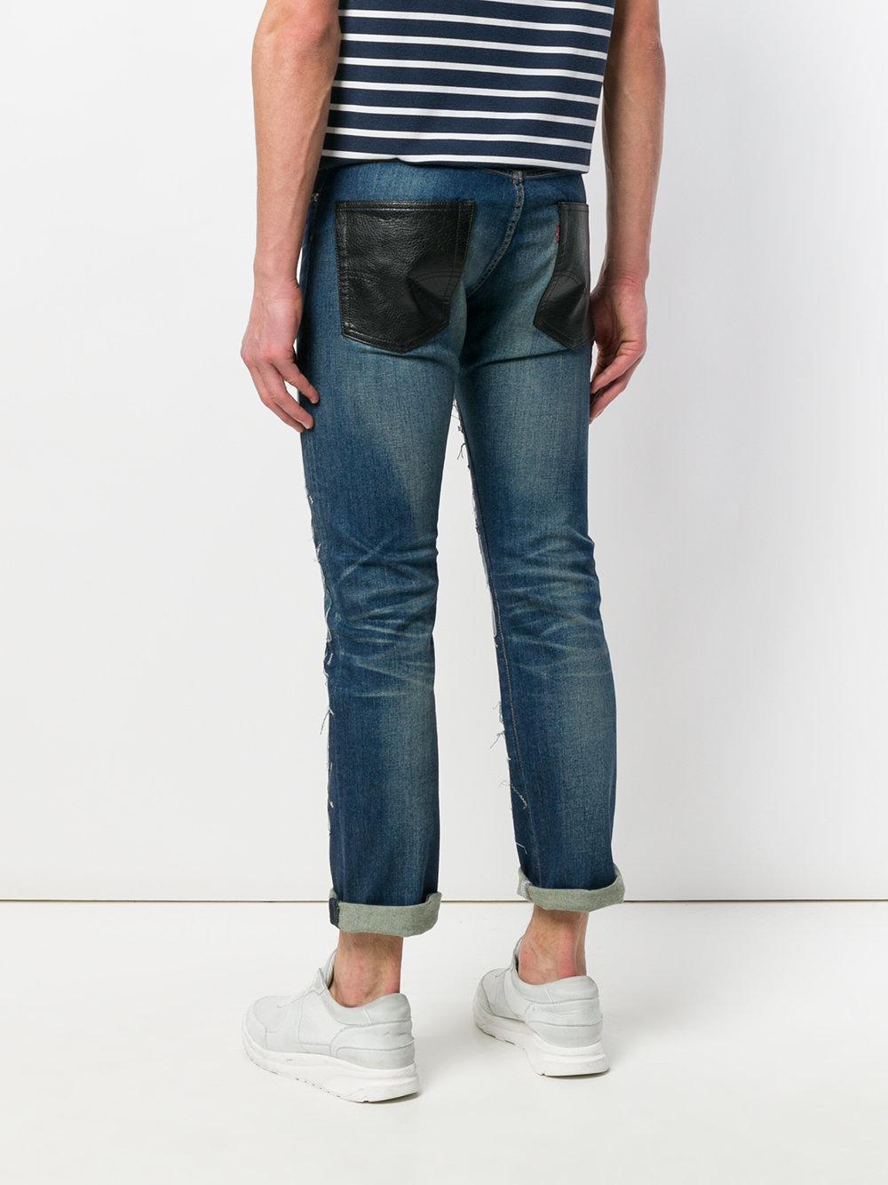 levi's patchwork jeans
