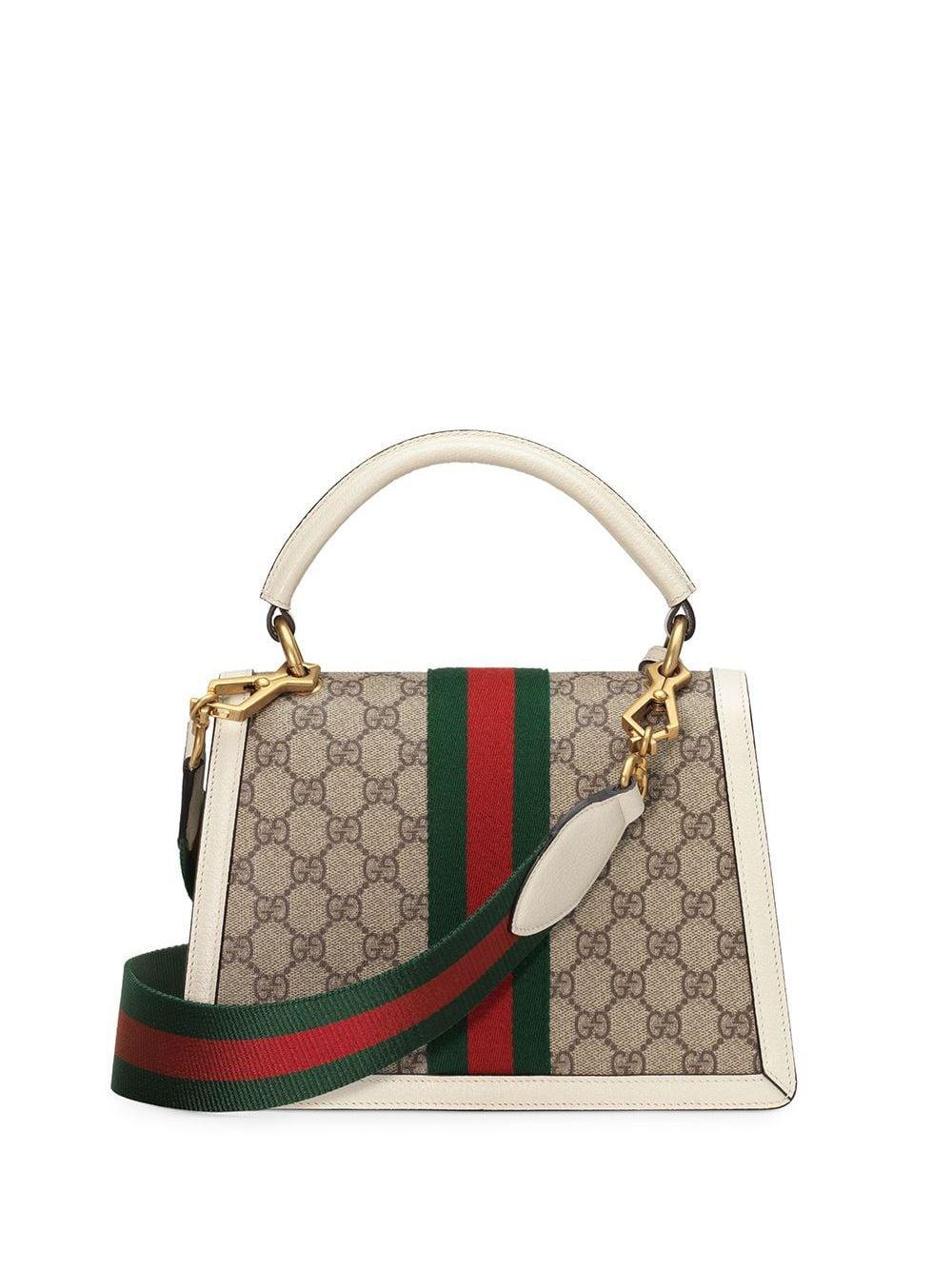Gucci Canvas Queen Margaret Small GG Supreme Tophandle Bag Lyst