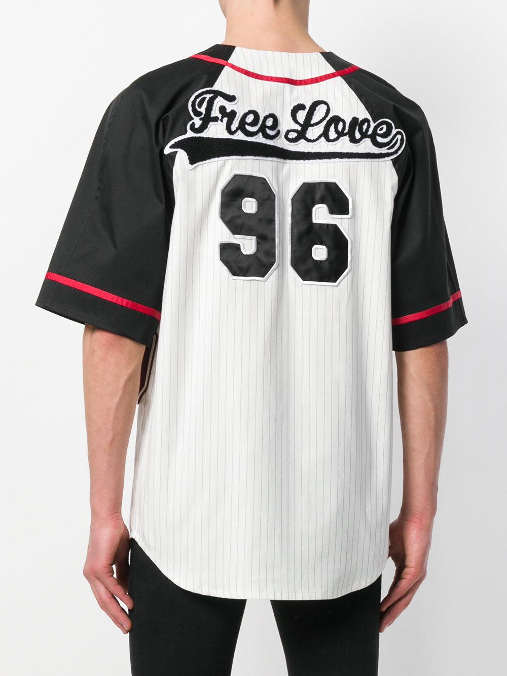 Dolce & Gabbana Baseball Jersey in White for Men | Lyst