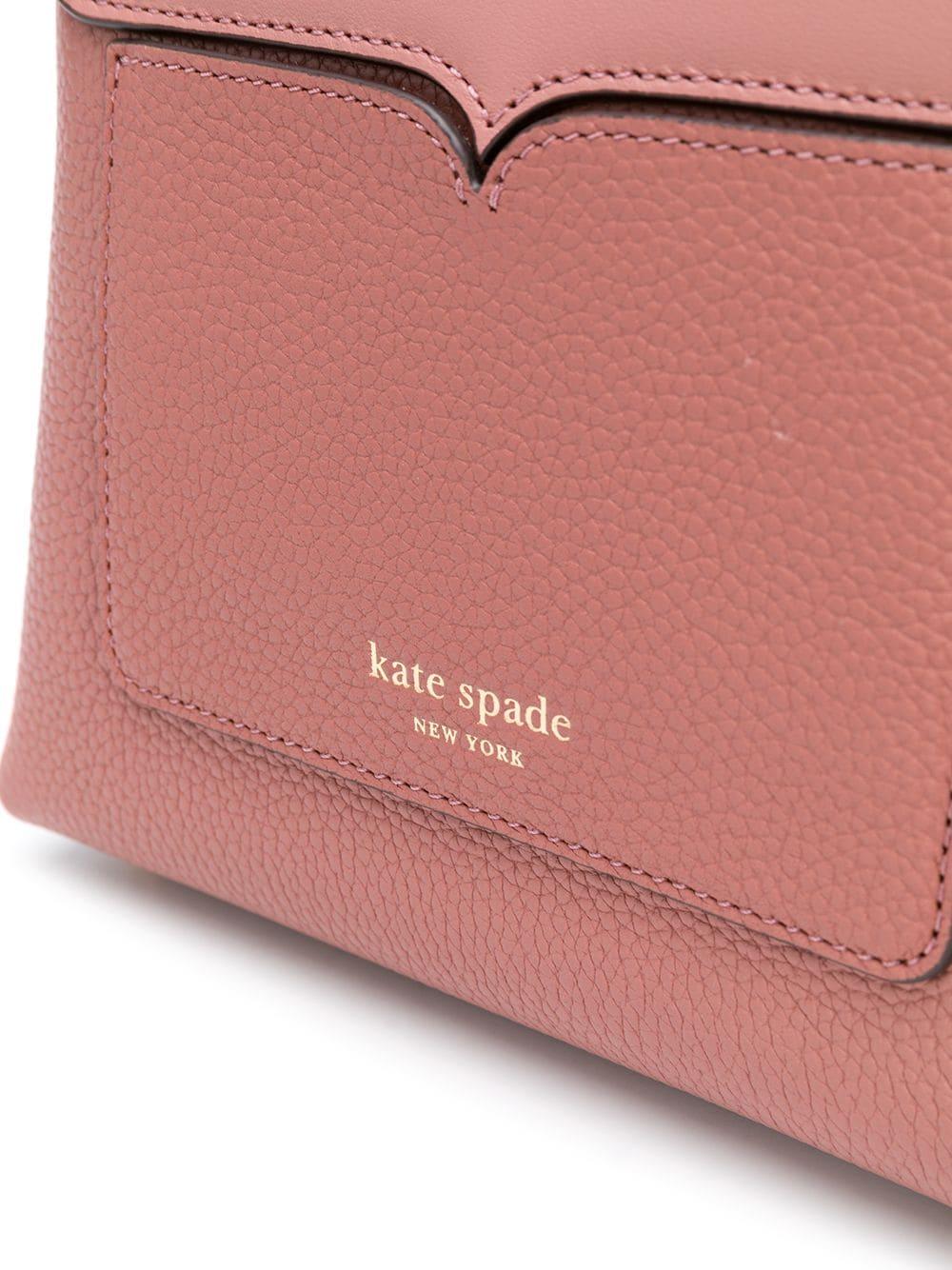 Kate Spade Romy Leather Mini Top Handle Satchel in Pink - Lyst