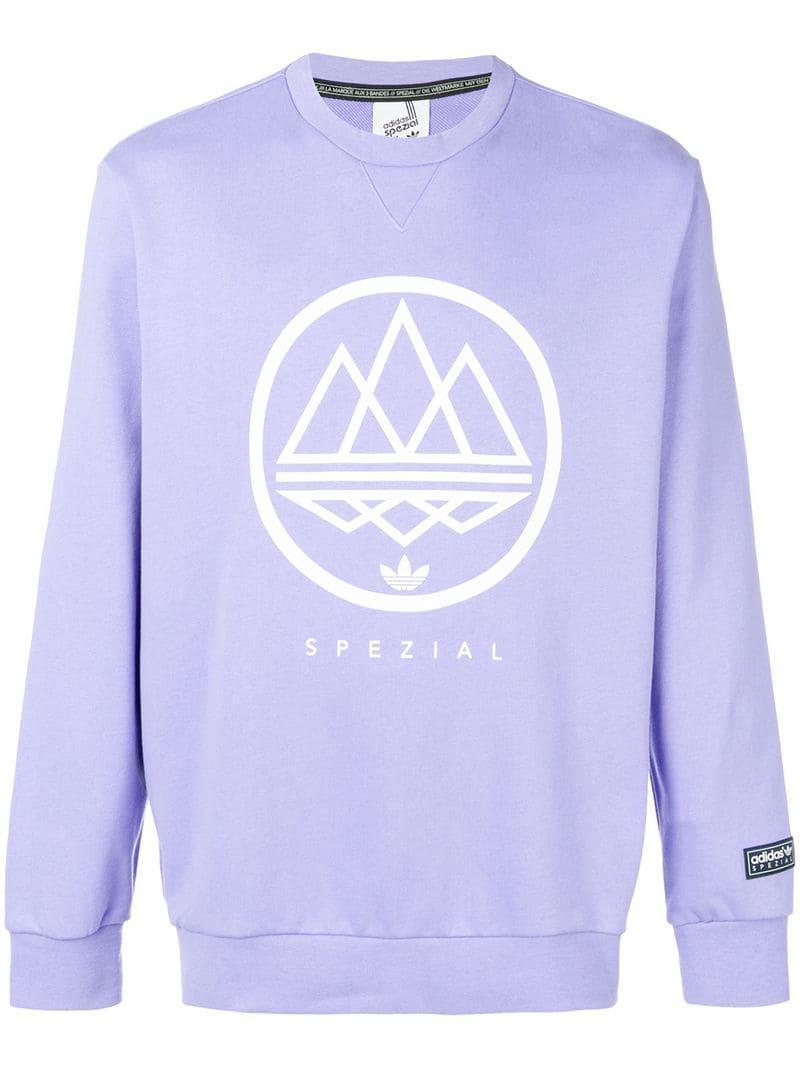 adidas spezial jumper purple