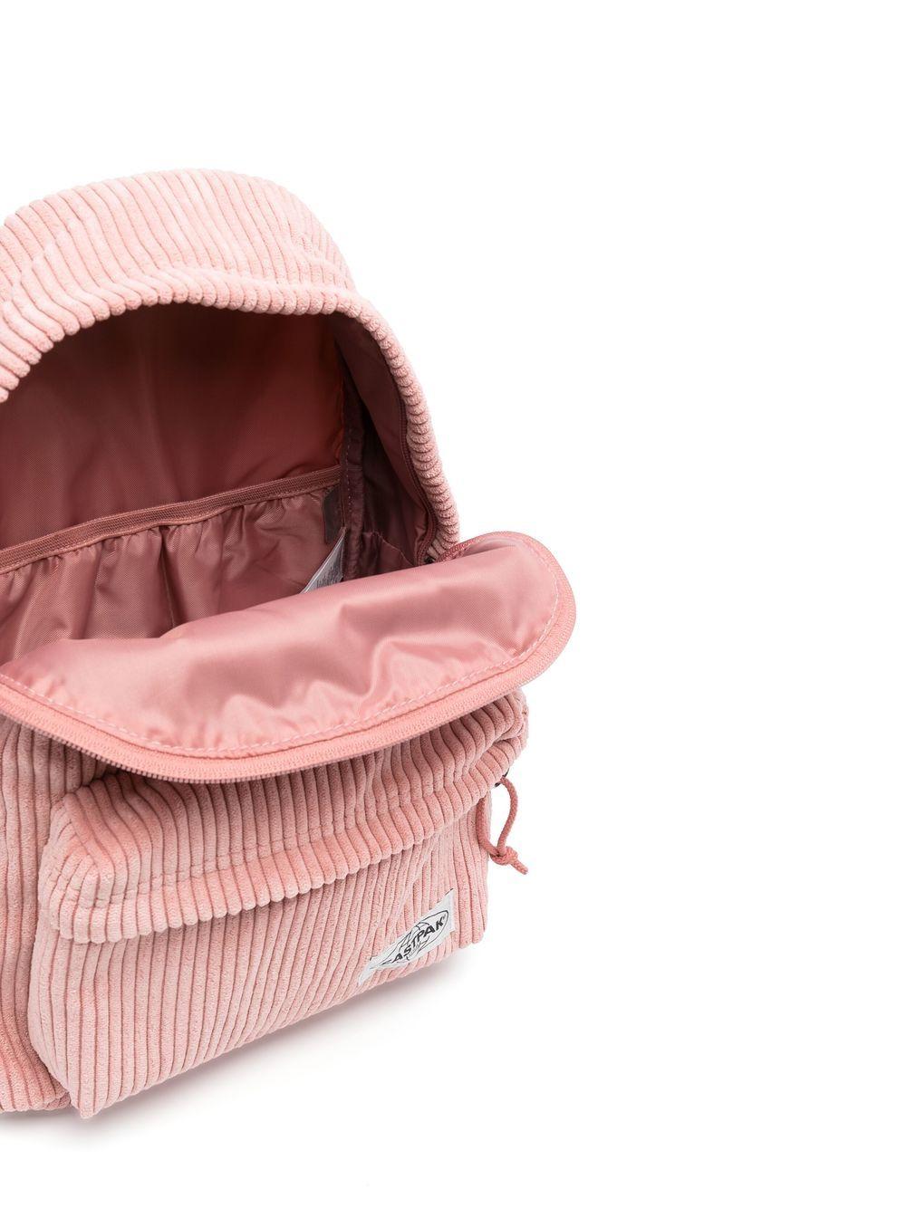 Eastpak Orbit Velvet-effect Backpack in Pink | Lyst
