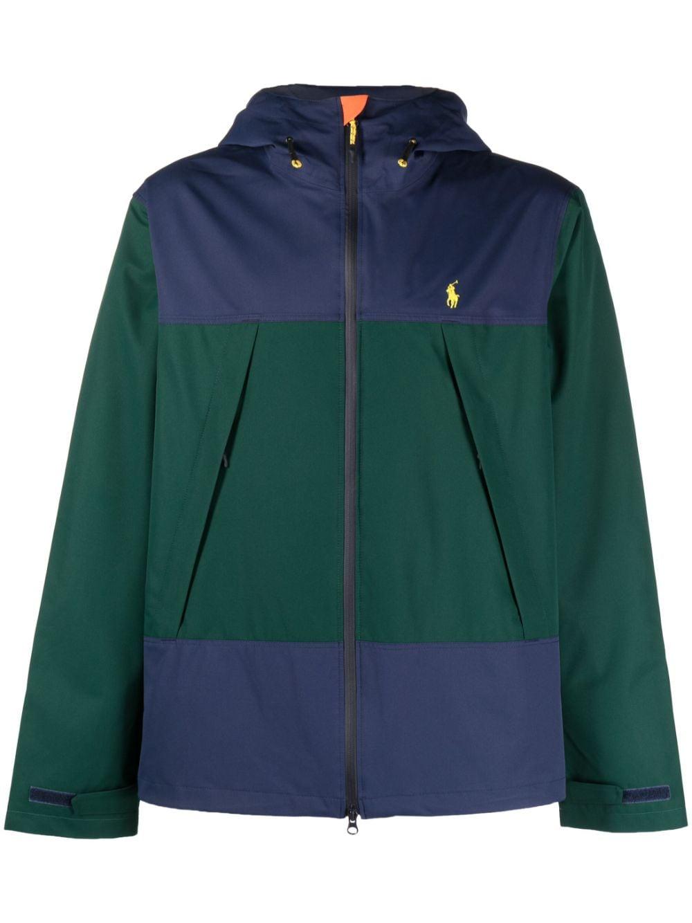 Polo Ralph Lauren Water-resistant Hooded Jacket in Green for Men | Lyst