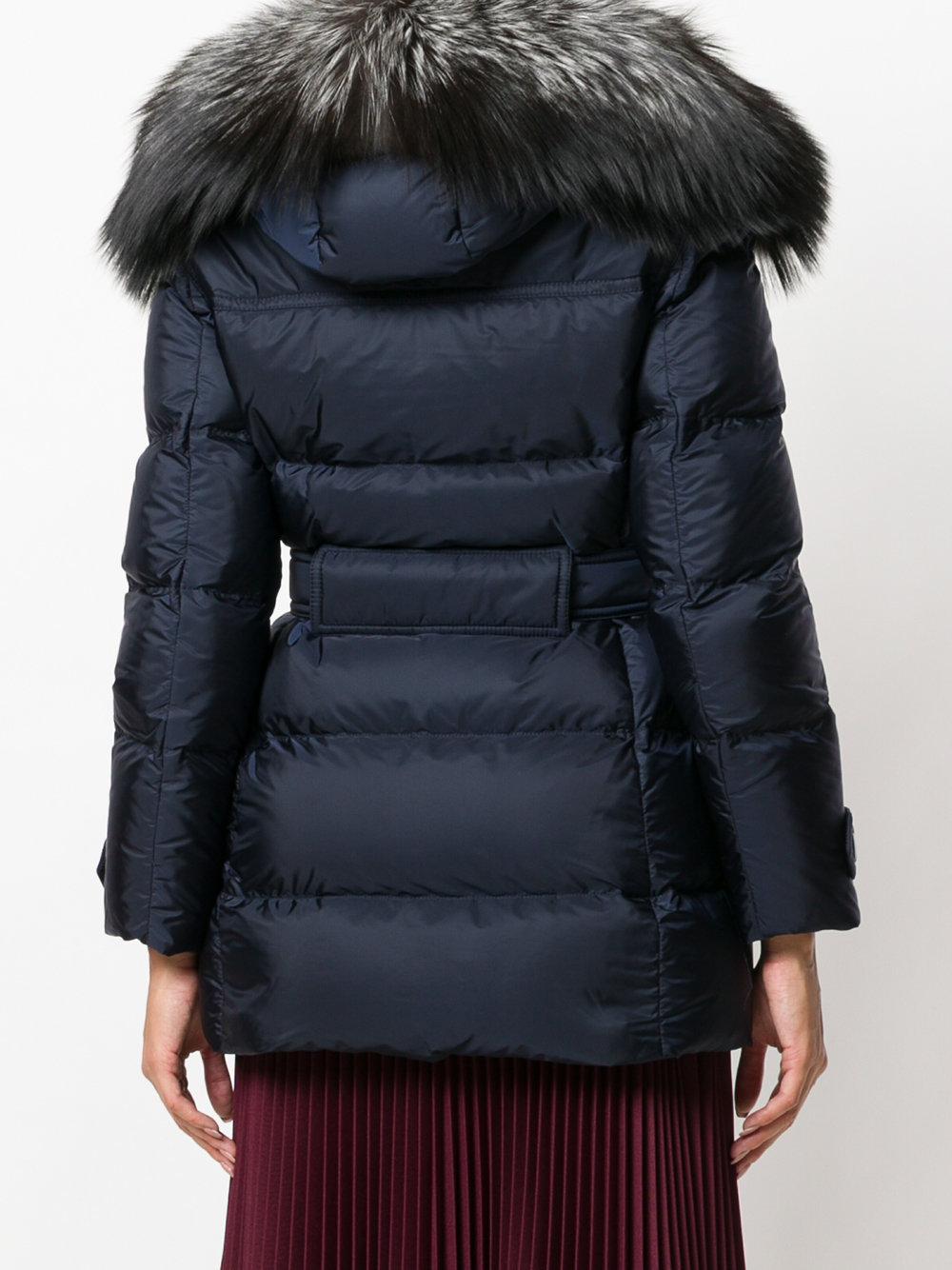 prada fur hood coat