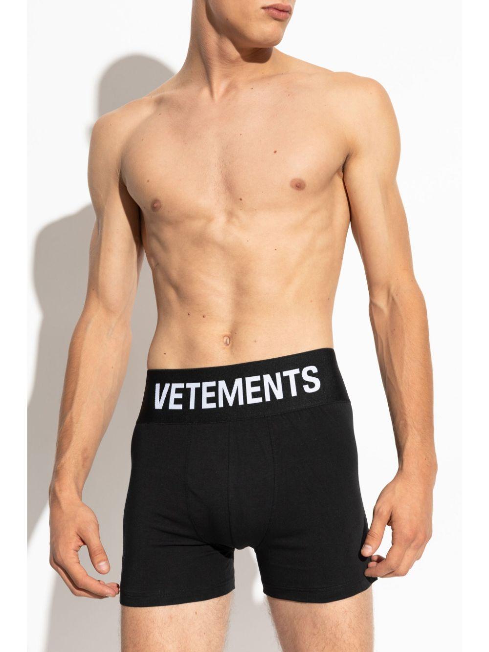 Vetements Logo-Waistband Briefs in Black for Men | Lyst
