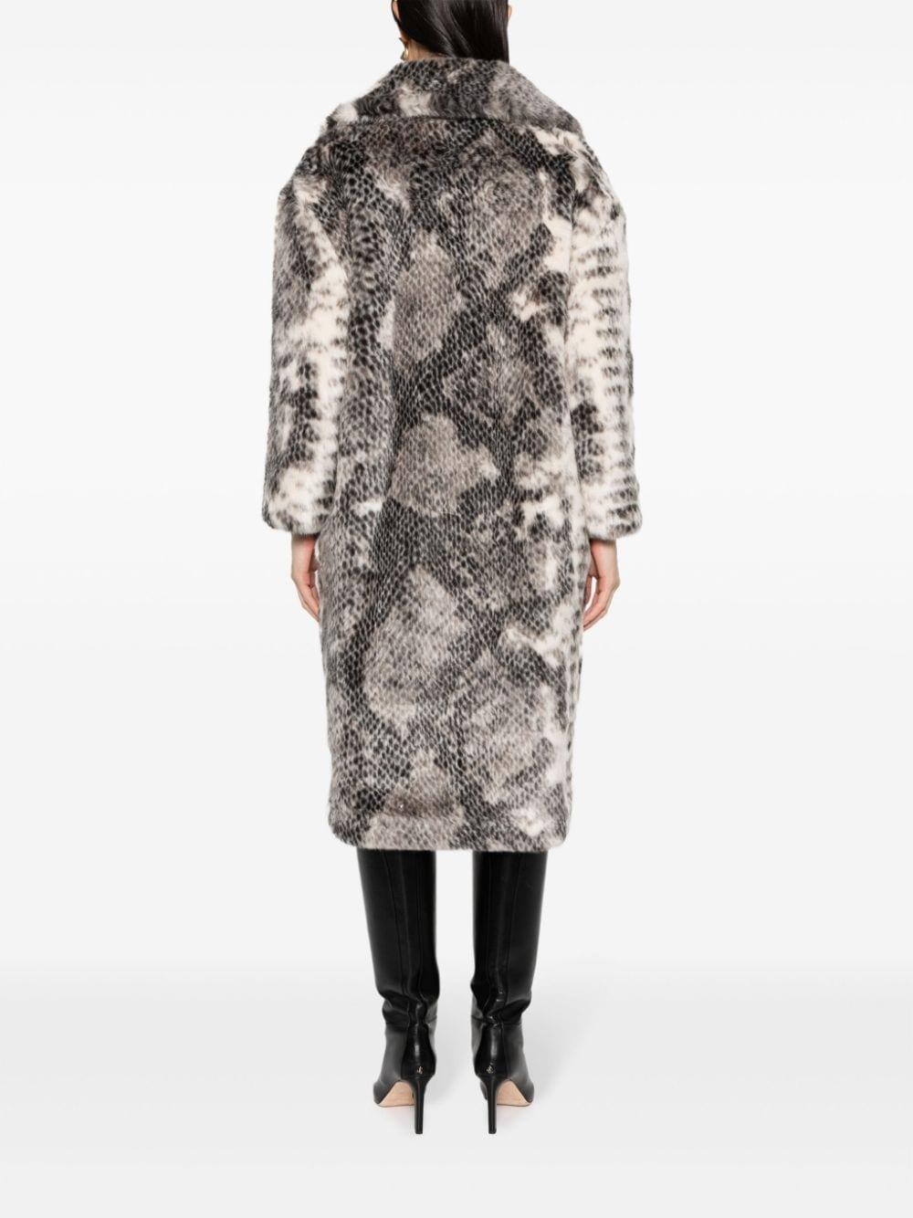 JAKKE/ジャッキー】 KATIE COAT SNAKE PRINT-