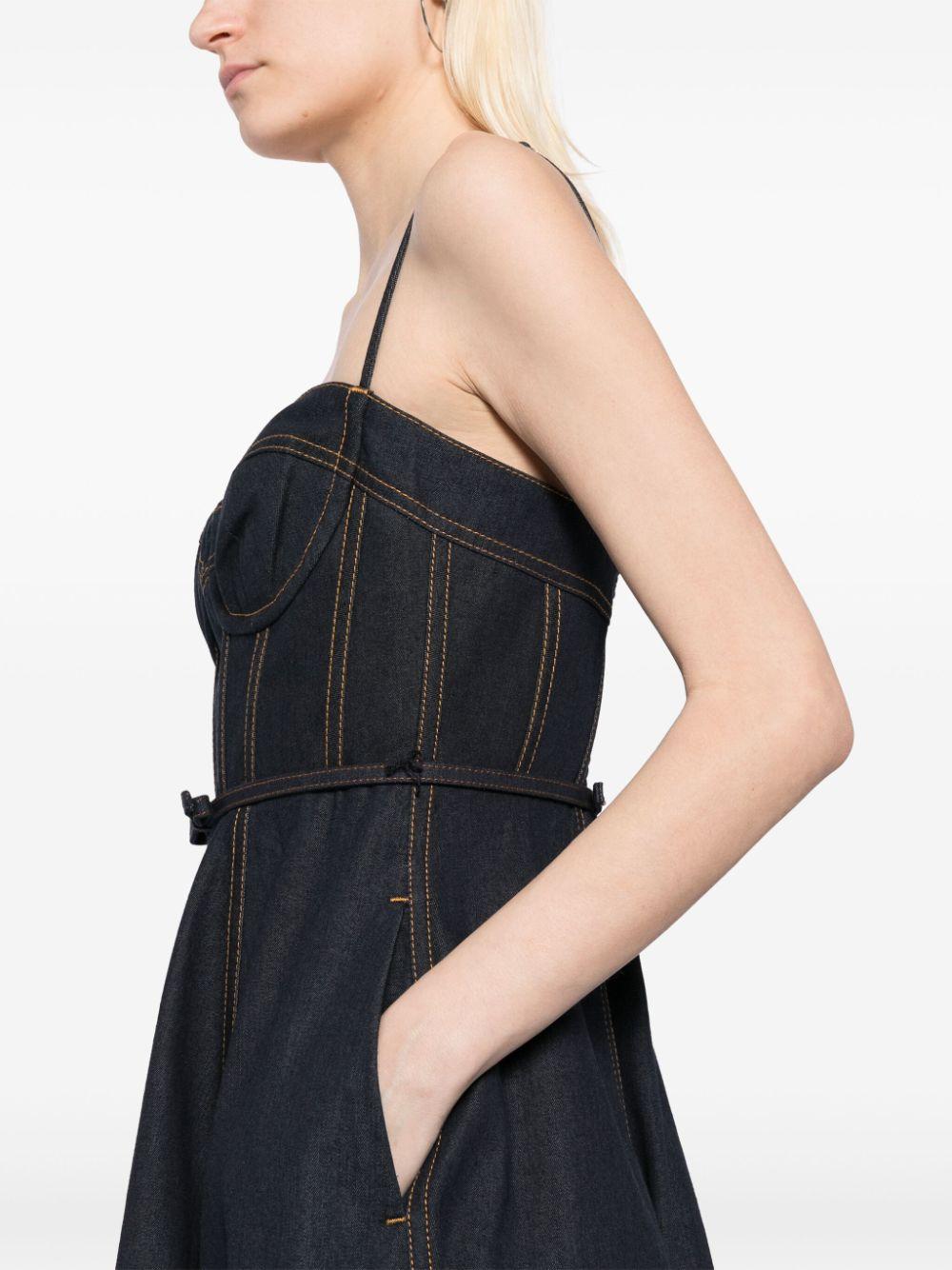 Zimmermann レディース ブラック コルセットドレス ワンピース