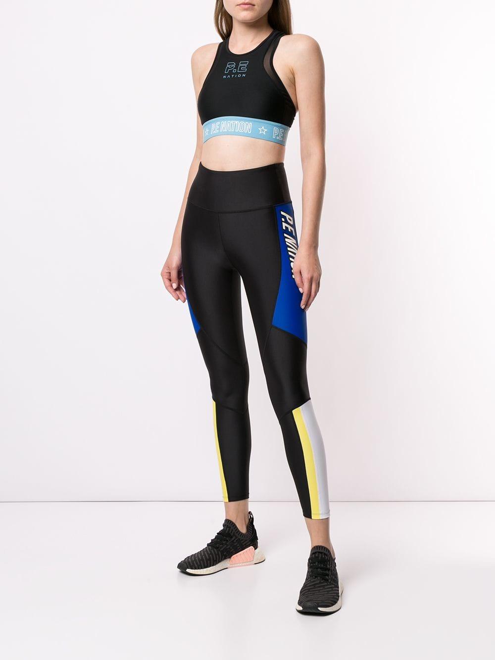 pe nation motion strike sports bra