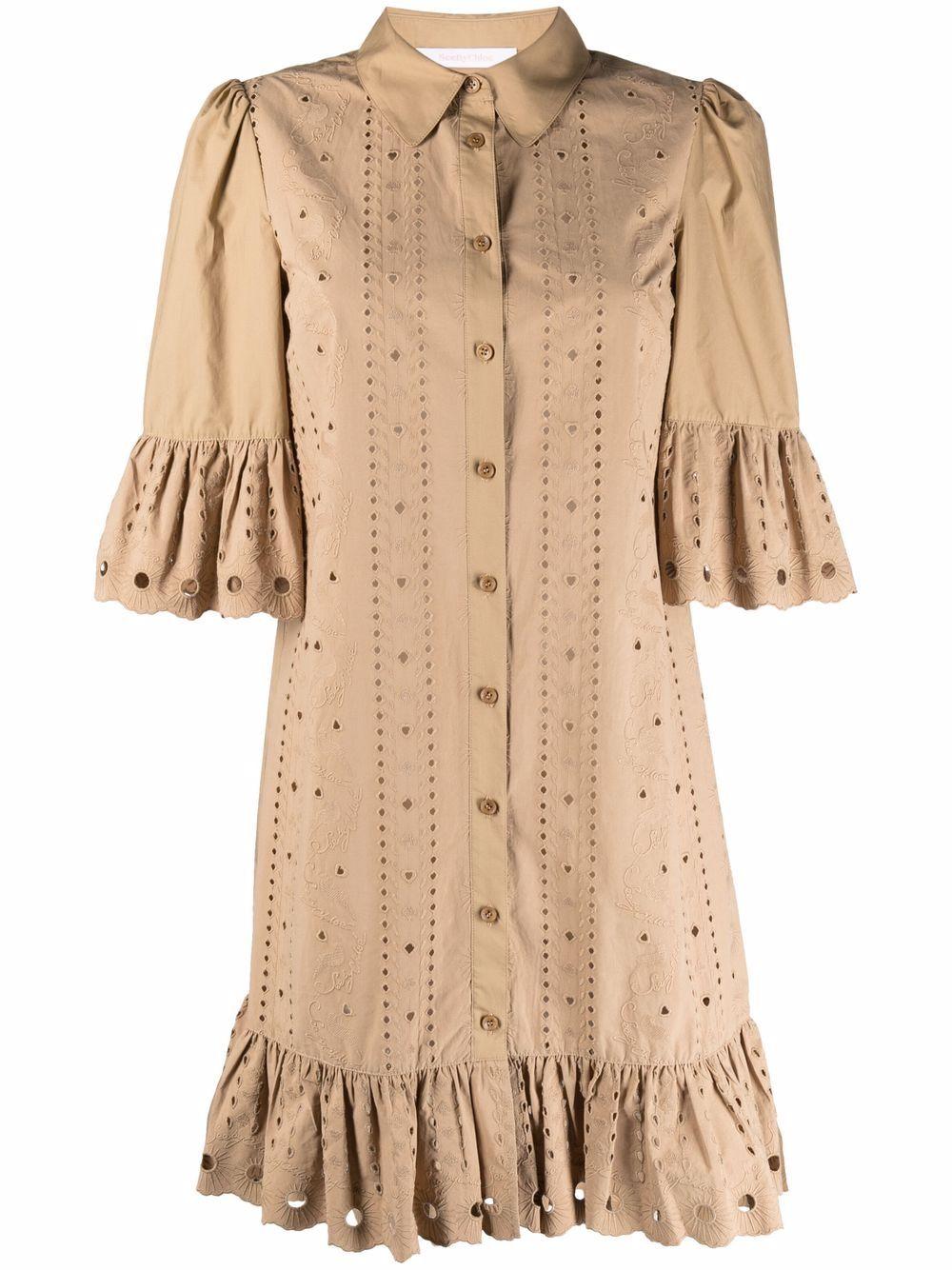 see by chloe broderie anglaise shirt dress item