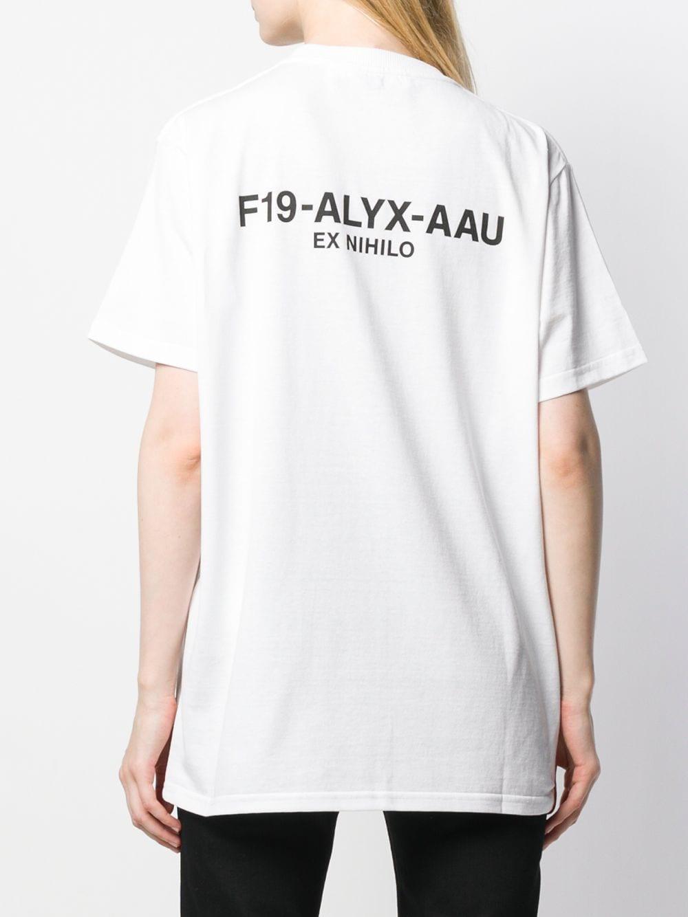 1017 ALYX 9SM Cotton Logo Print Oversized T-shirt in White - Lyst