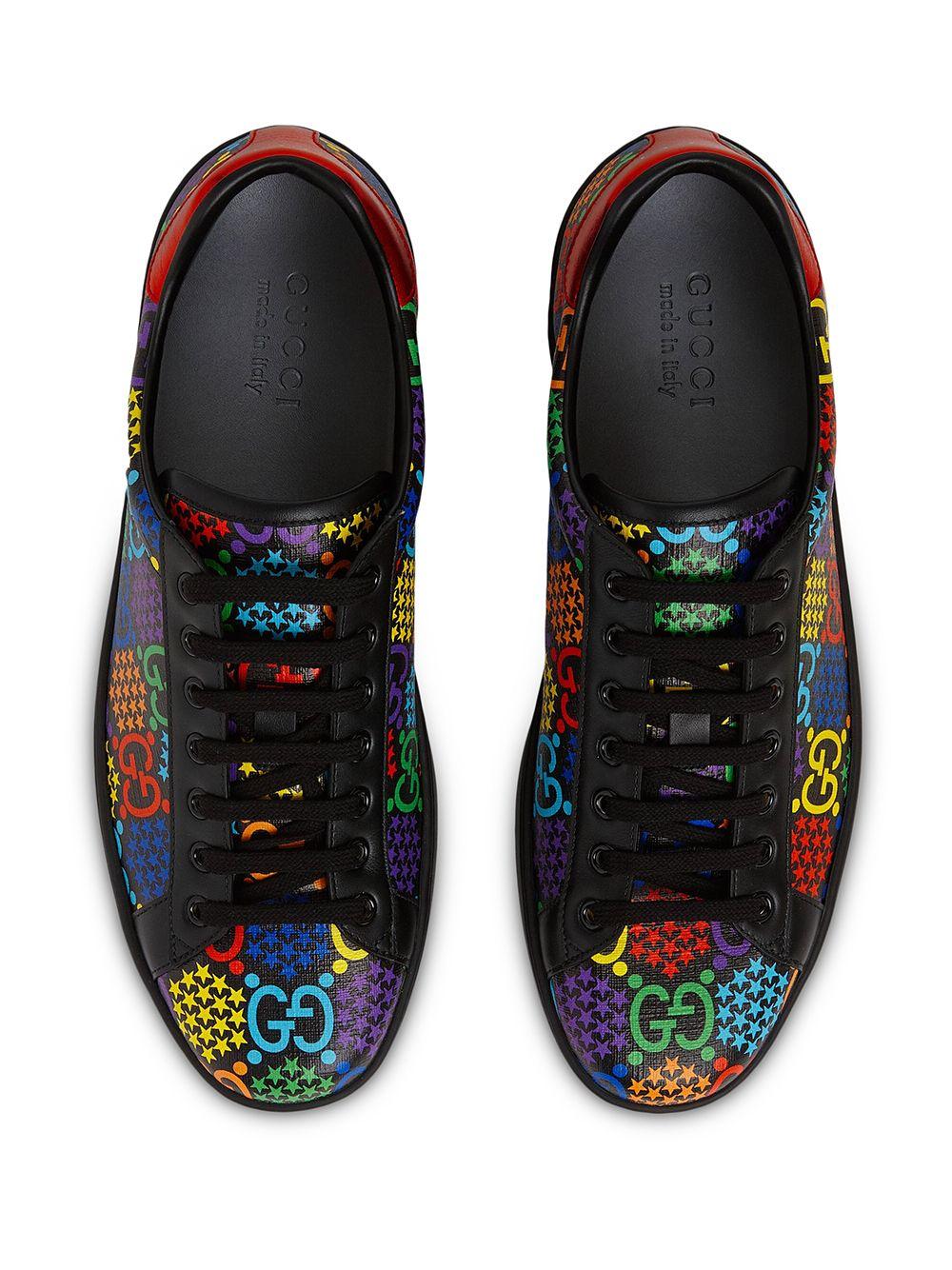 Gucci GG Psychedelic Ace Sneaker in Black for Men | Lyst Gucci GG Psychedelic Ace Sneaker in Black for Men | Lyst