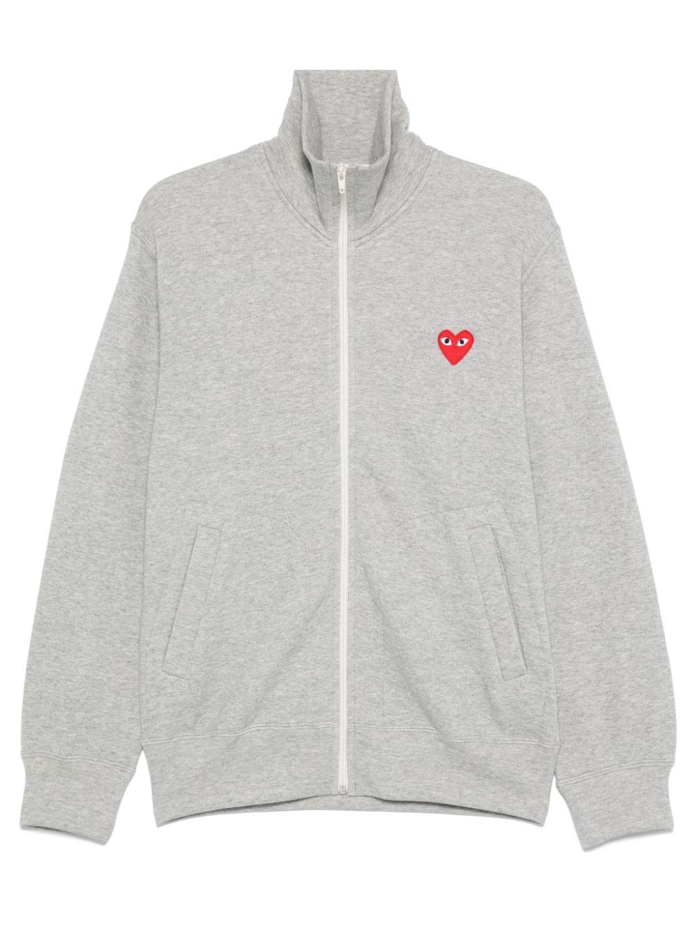 Comme des garçons play femme gris sale