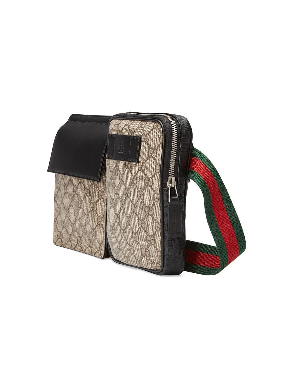 Gucci Canvas GG Supreme Belt Bag for Men - Lyst