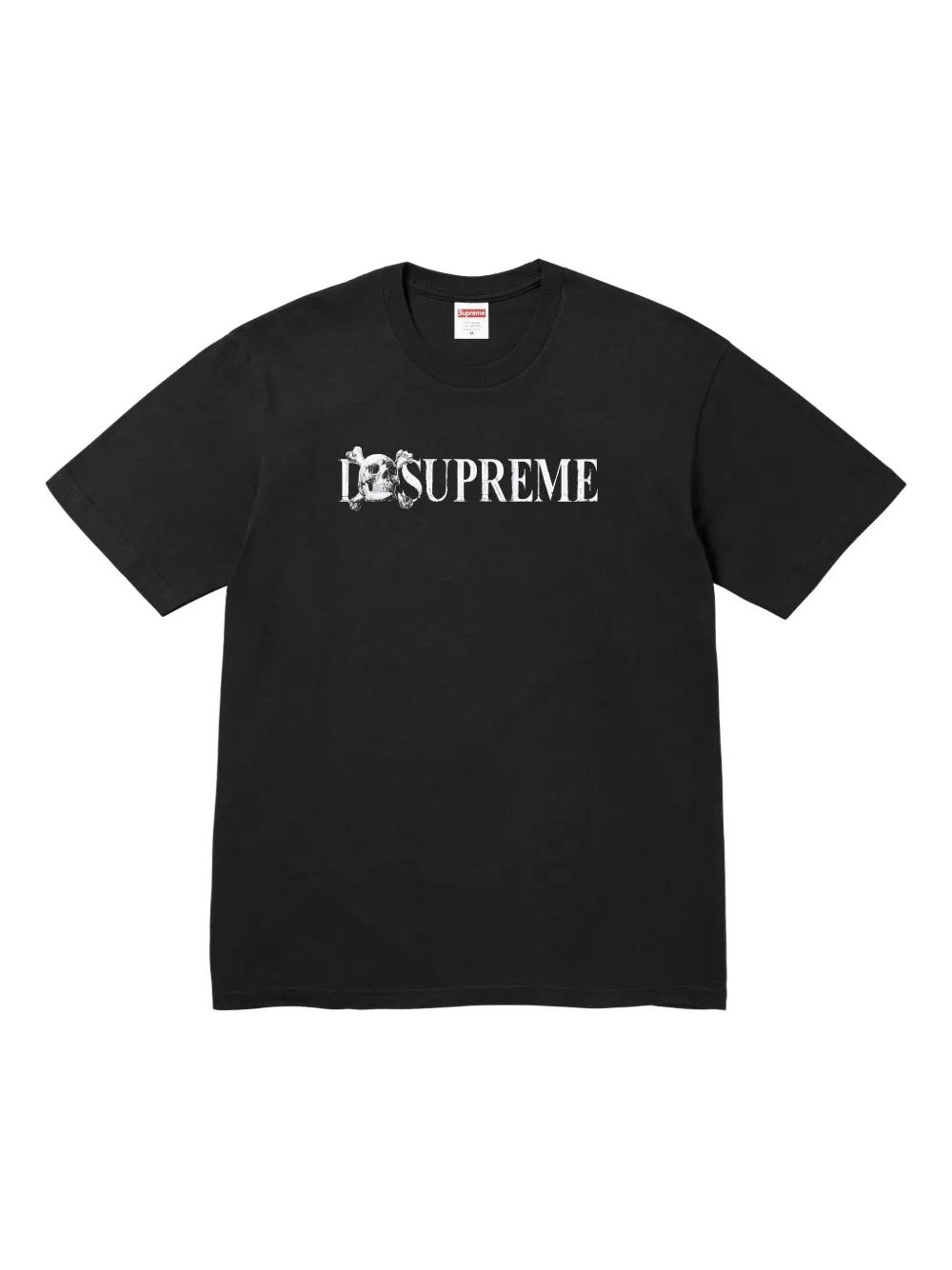 Supreme X Yohji Yamamoto Star Logo-Print T-Shirt in Black for Men
