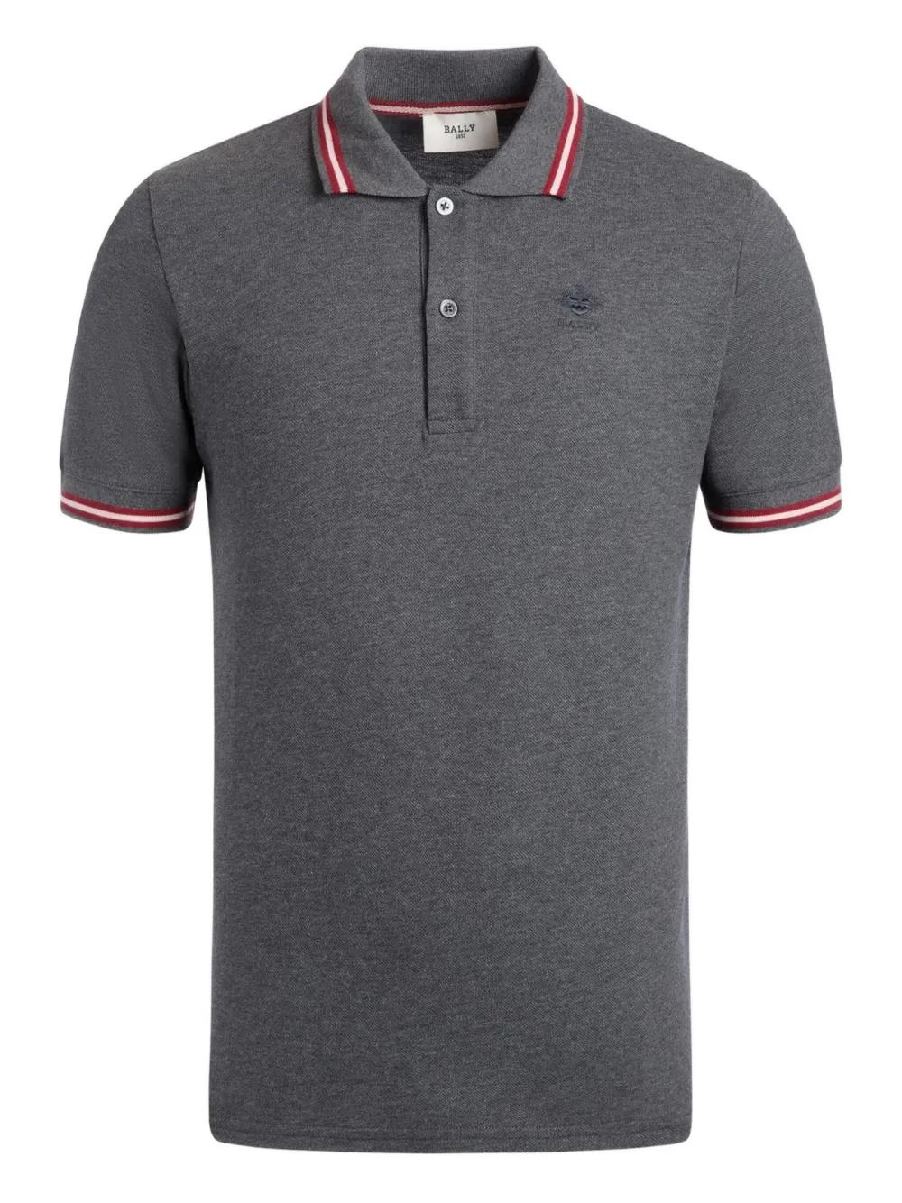 ポロシャツ Bally Polo With Logo Bally logo-embroidered Polo Shirt | White | FARFETCH