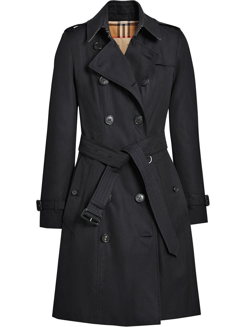 Burberry Synthetic The Chelsea Heritage Trench Coat in Blue - Lyst