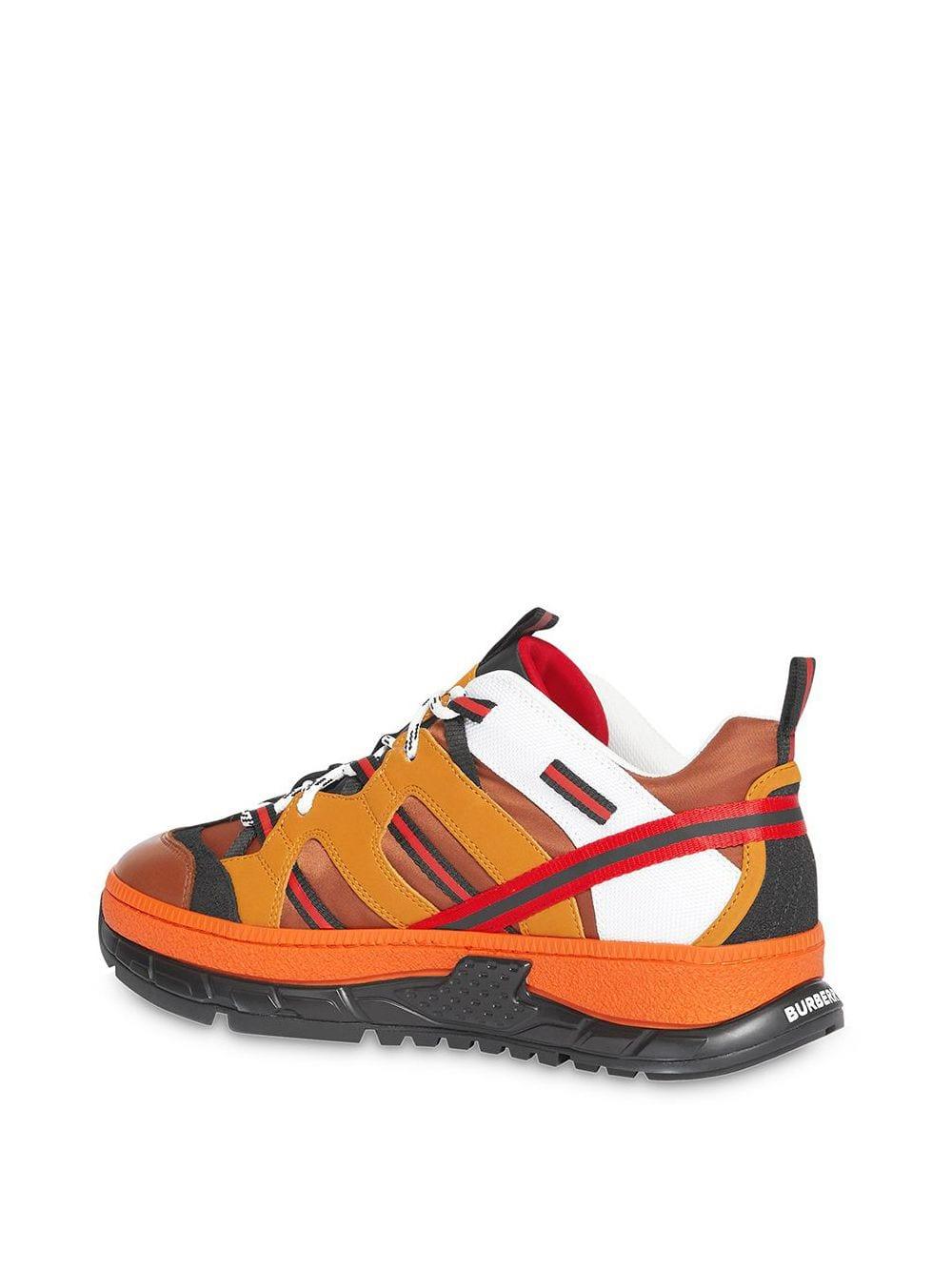 burberry sneakers orange