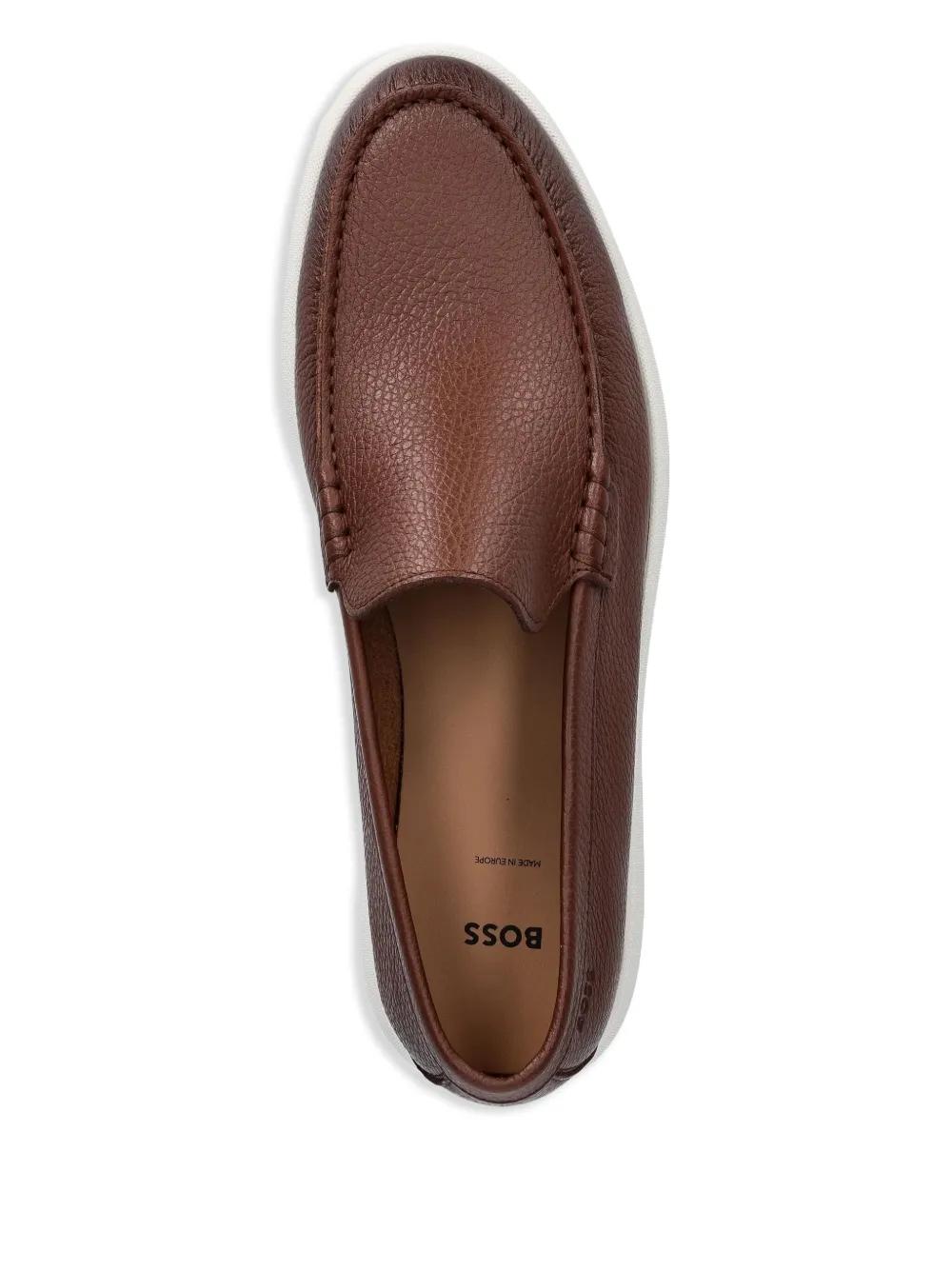 【関税込み】BOSS ブラウン スエード スリッポン ブラウン BOSS スリッポンシューズ メンズ | Lyst
