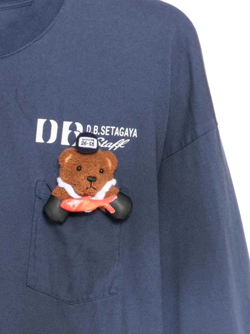 Doublet Workwear Bear T-Shirt in Blue for Men | Lyst
