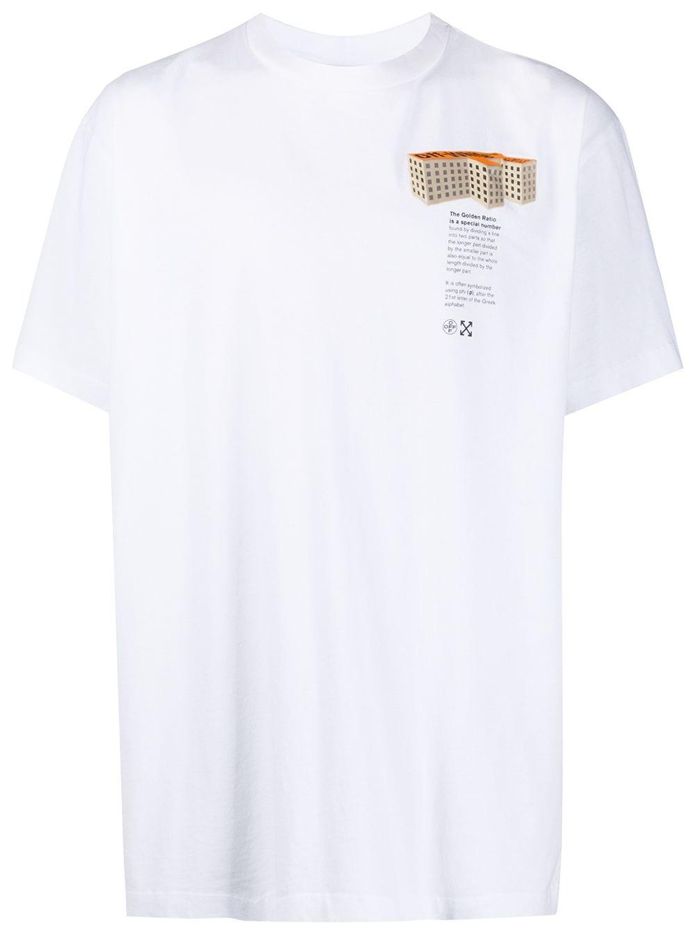Off-White c/o Virgil Abloh Rationalism Print T-shirt in White for Men | Lyst