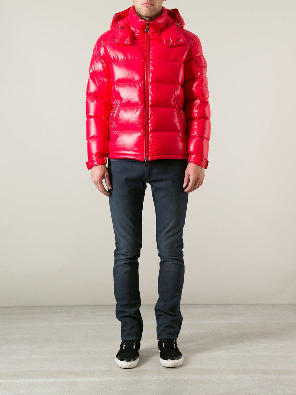 Moncler 'maya' Padded Jacket in Red for Men - Lyst