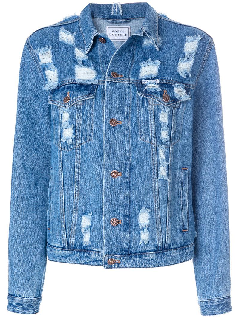Forte Couture Cotton Super Mama Jacket in Blue - Lyst