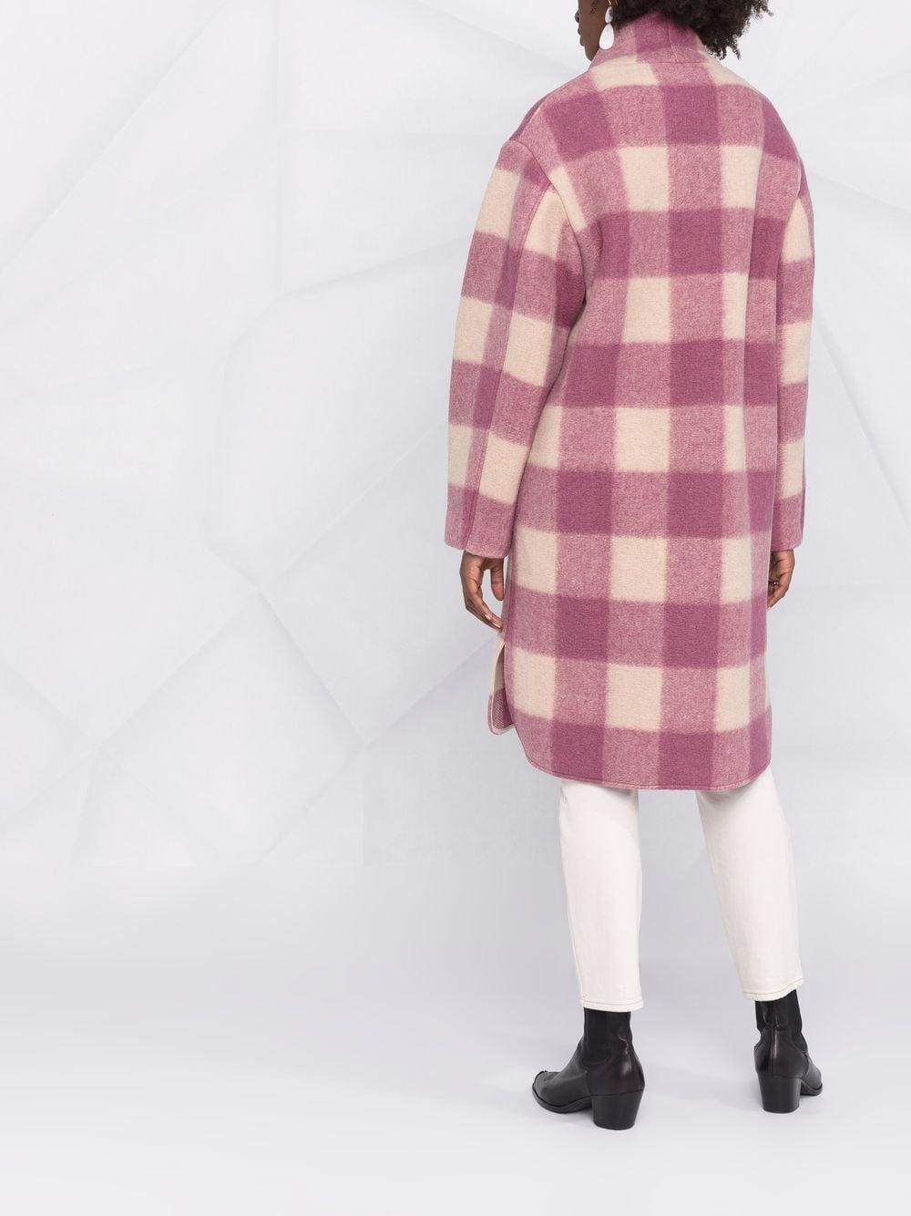 Isabel Marant Gabirel Wool Coat in Pink | Lyst