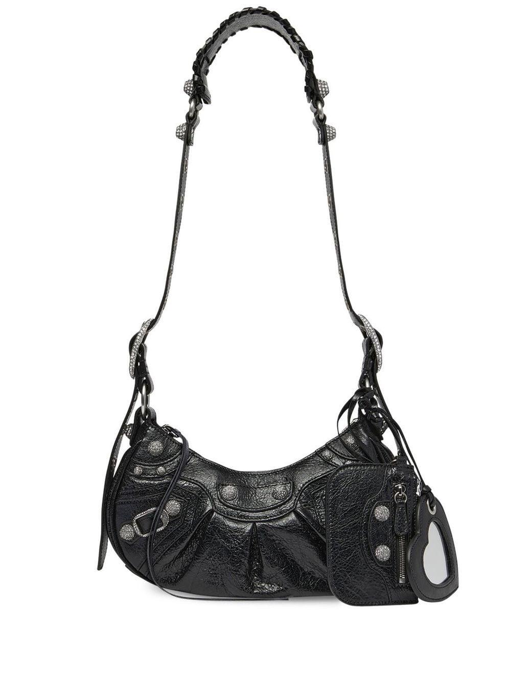 Balenciaga Xs Le Cagole Shoulder Bag in Black | Lyst