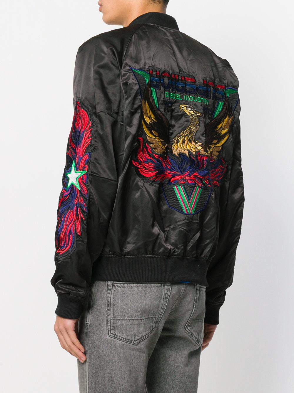DIESEL Eagle Patch Bomber Jacket in 