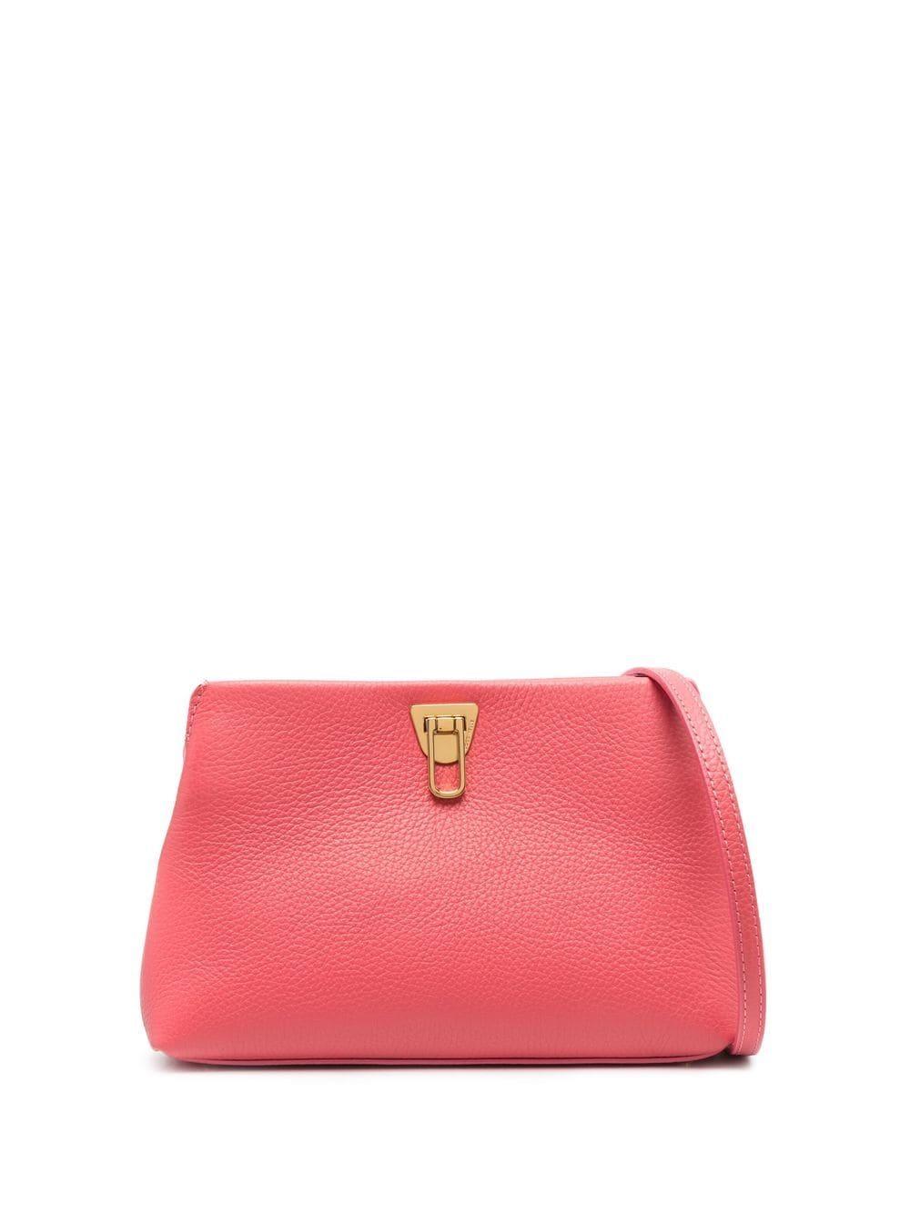 Coccinelle Twist-lock Crossbody Pouch Bag in Pink | Lyst