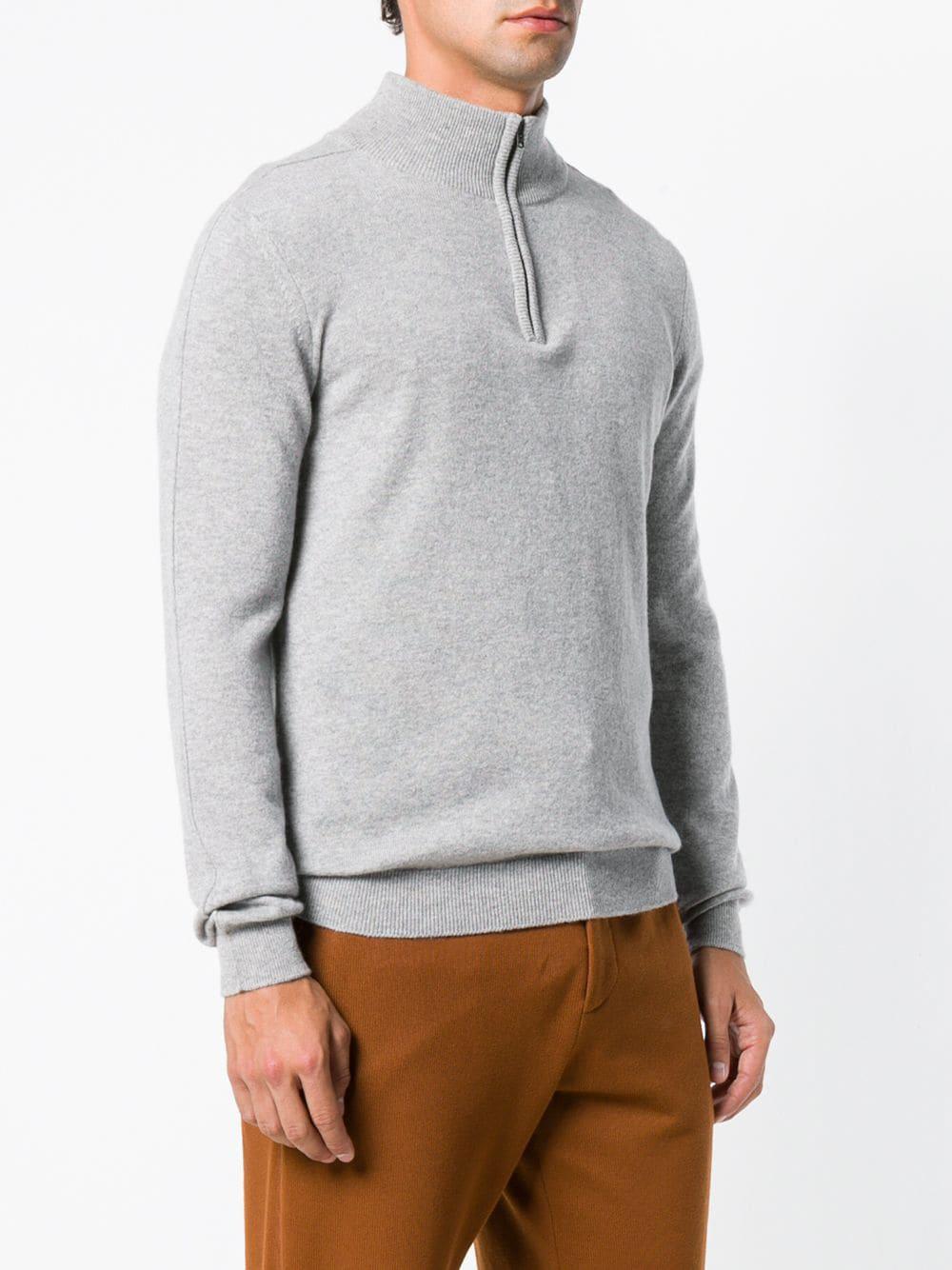 pringle zip neck jumper
