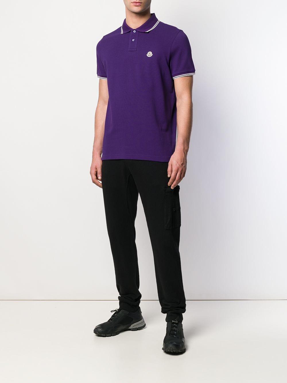 Purple moncler shirt hotsell
