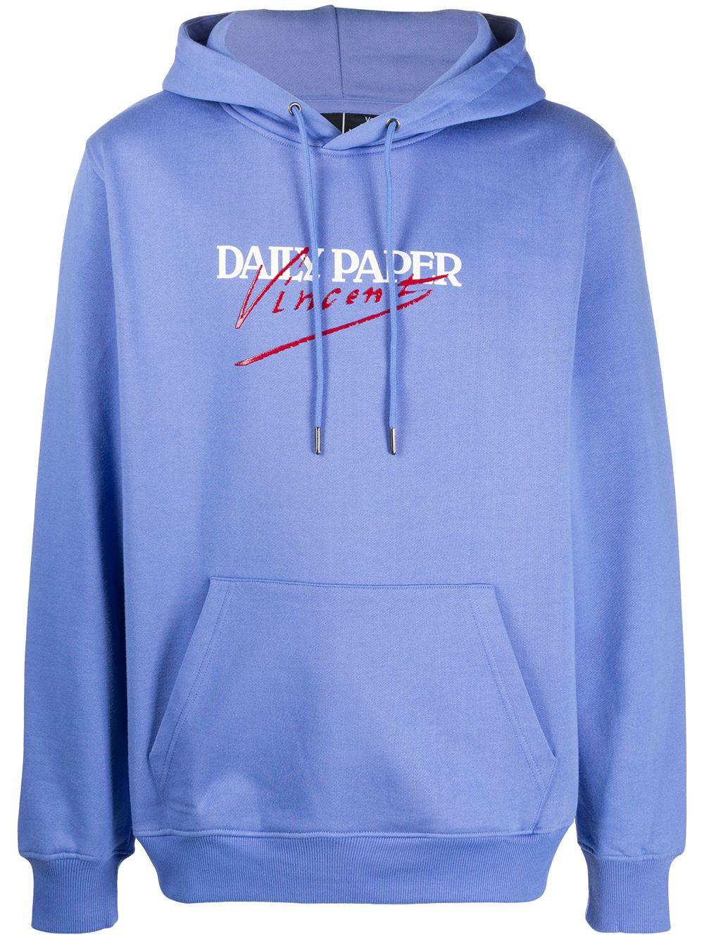 Blauwe daily paper hoodie new arrivals