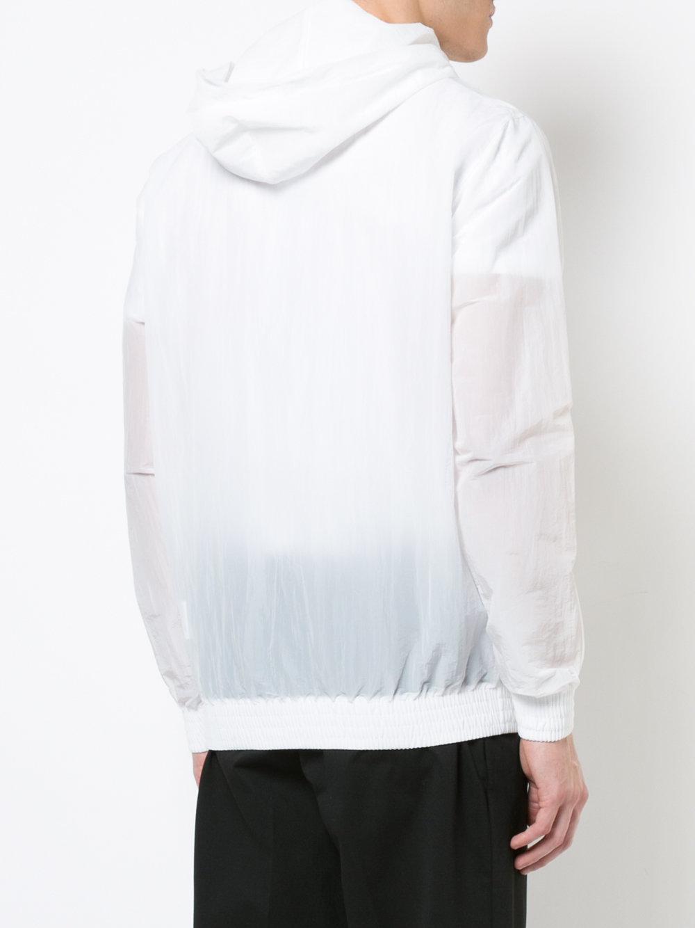 Off-White c/o Virgil Abloh Transparent Windbreaker Jacket in White for ...