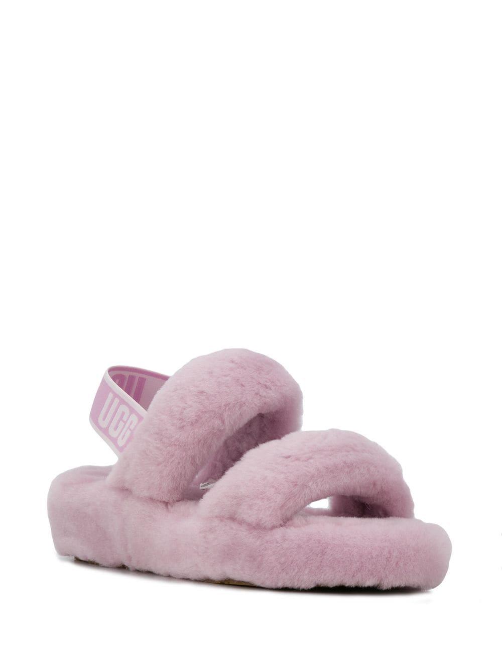 UGG Rubber Oh Yeah Textured Slippers in Pink Lyst