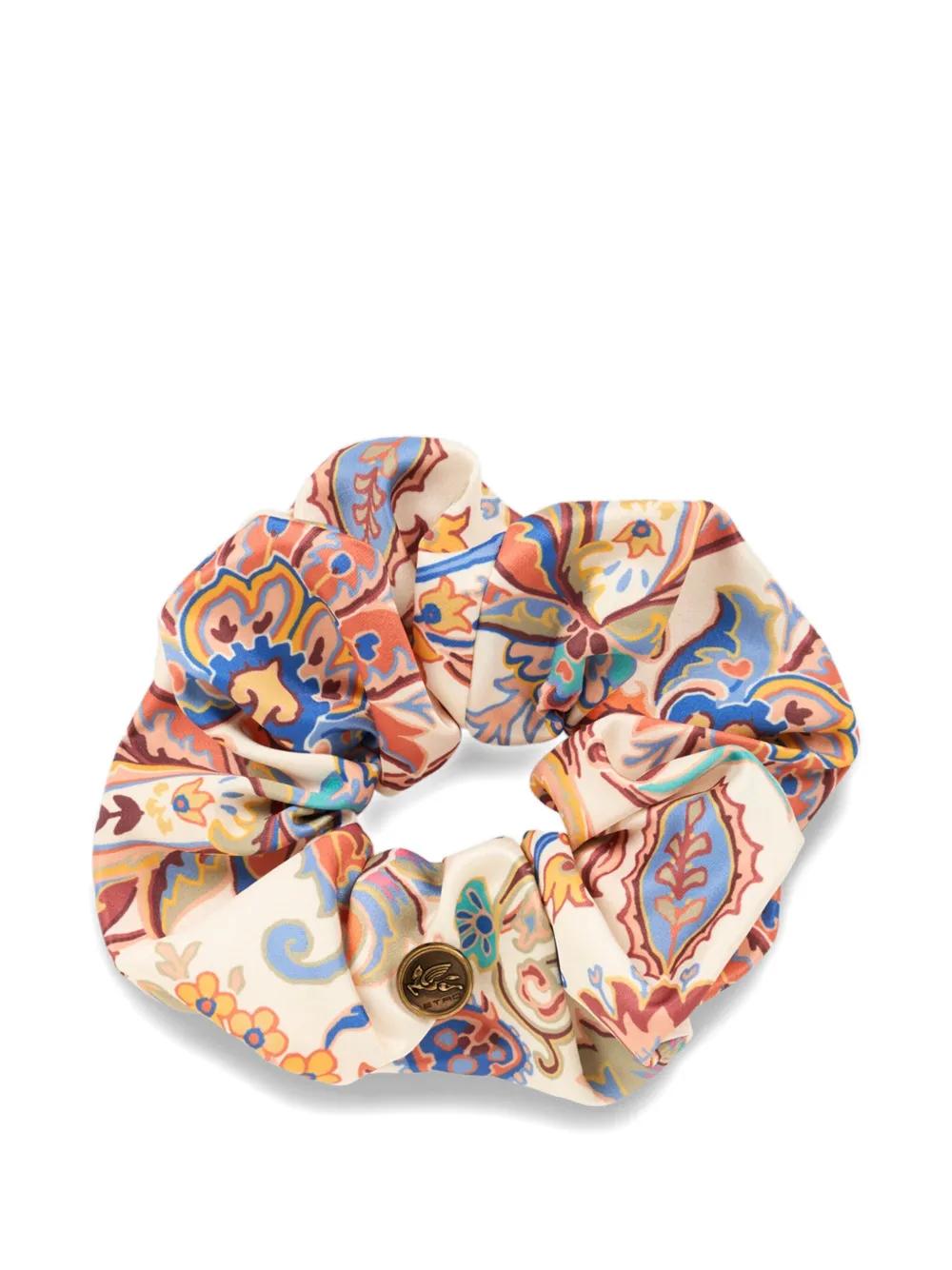 【Etro】Silk Hair Clip ETRO - Rectangular Silk Hair Clip Etro