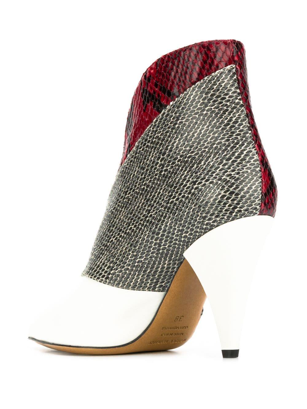 isabel marant snakeskin boots