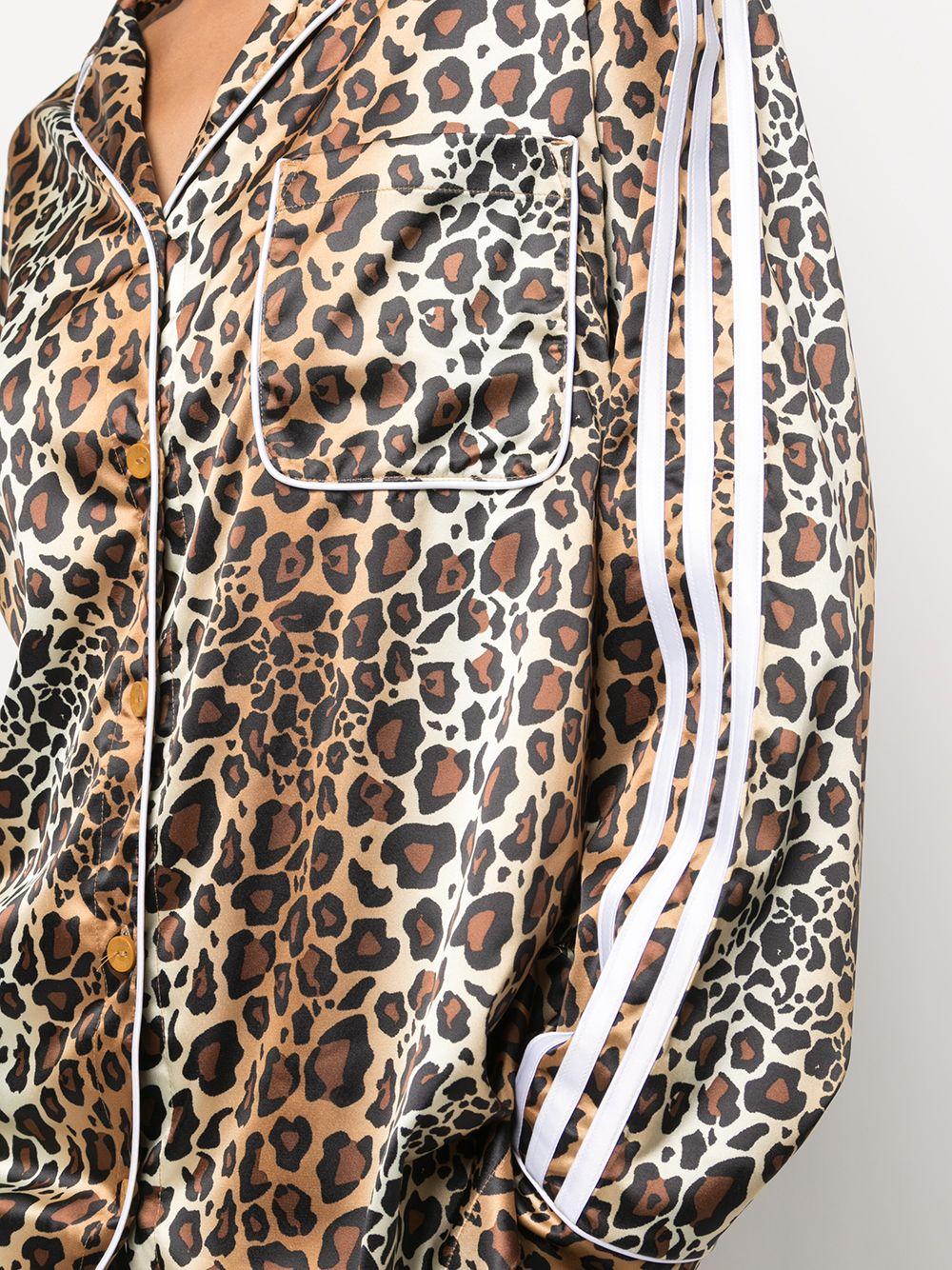 adidas Leopard-print Satin Shirt in 