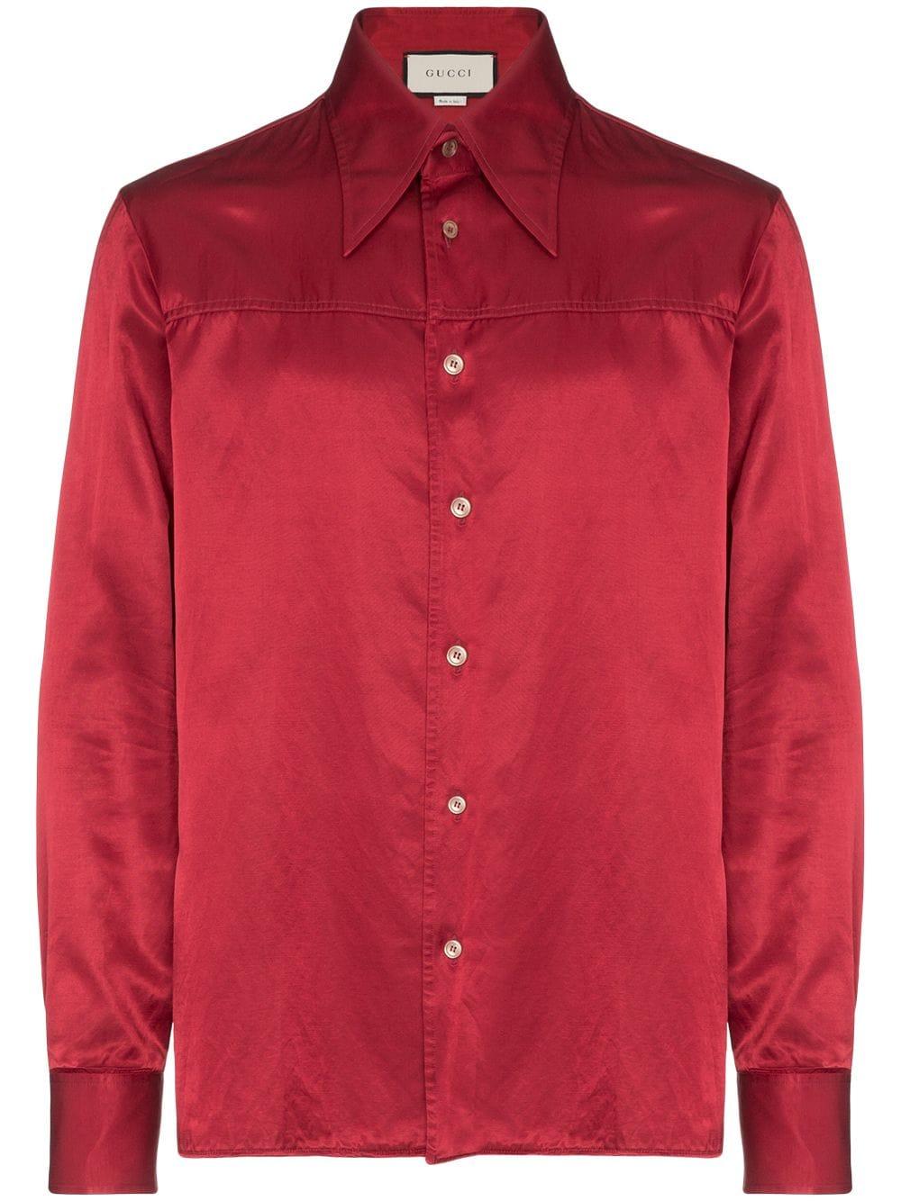 gucci embroidered shirt