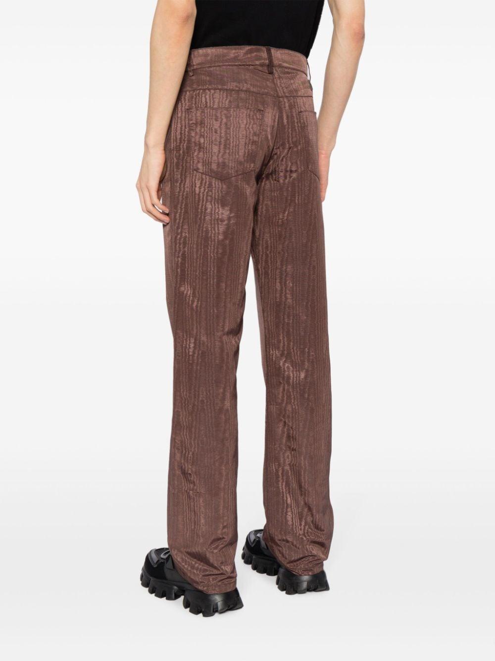 Marine Serre wide-leg Moire Cargo Trousers - Farfetch