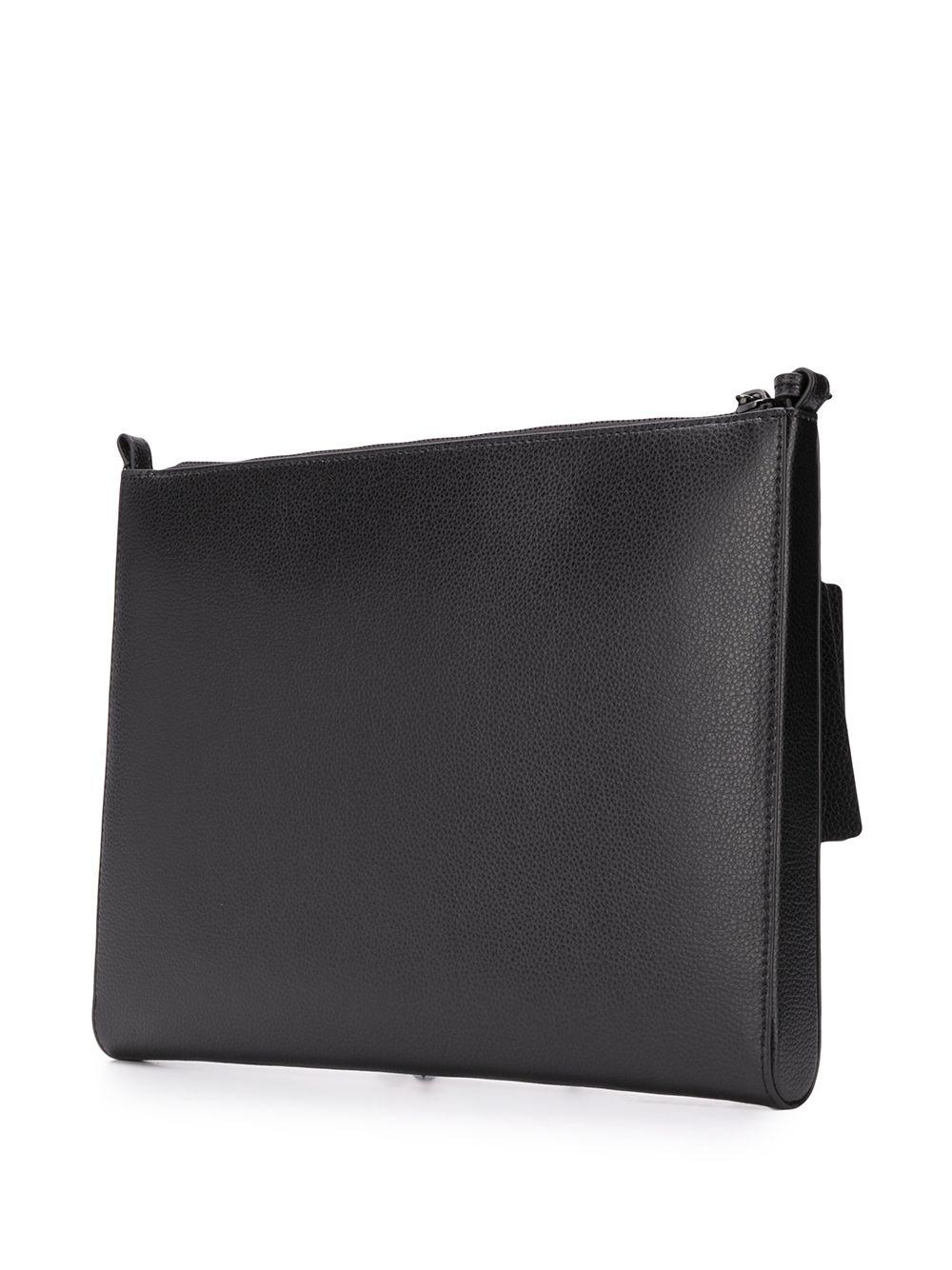 Emporio Armani Wrist-strap Clutch Bag in Black for Men - Lyst