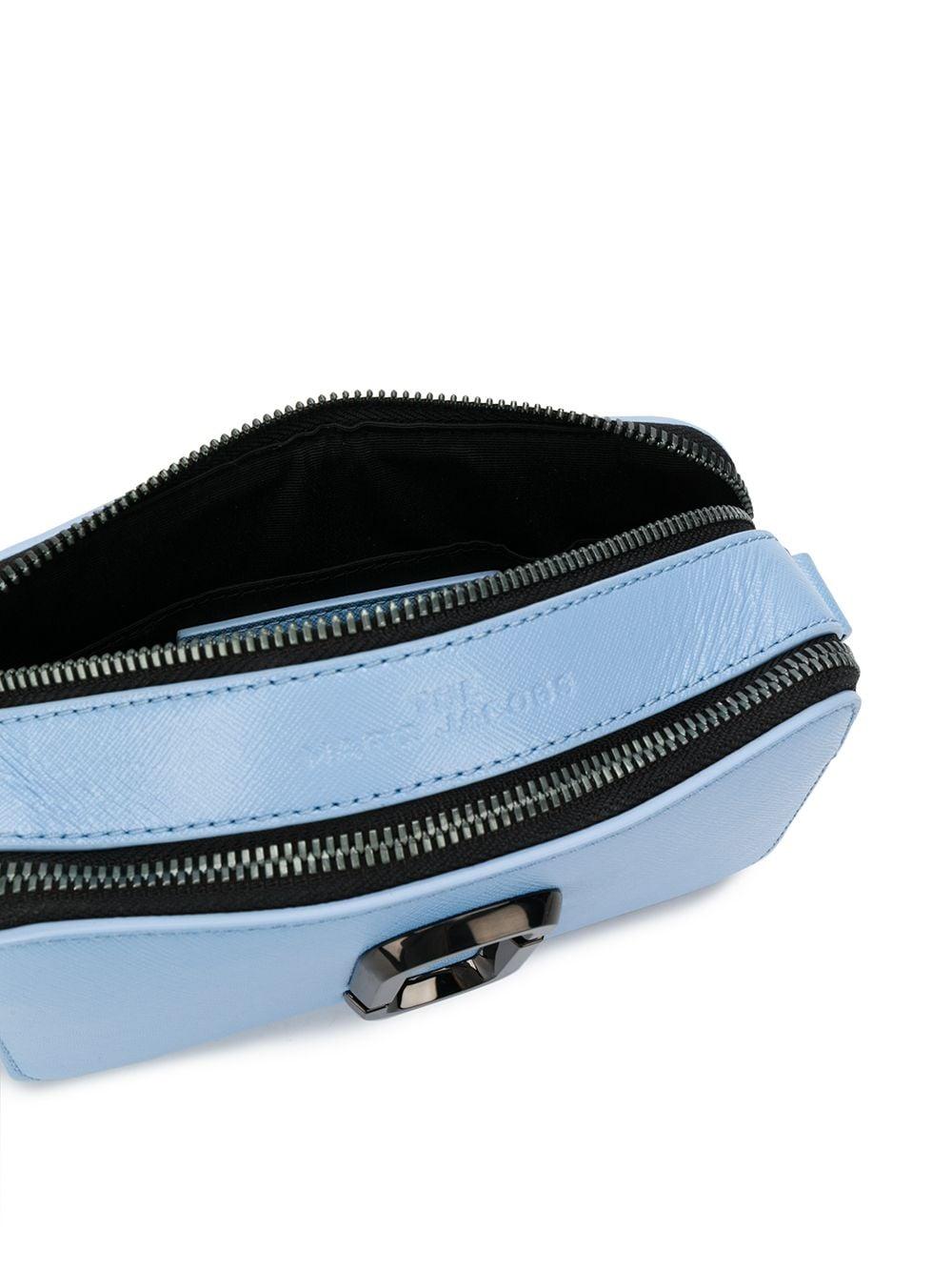 Marc Jacobs Sea Blue The Logo Strap Snapshot Small Saffiano Leather Camera  Bag at FORZIERI Canada