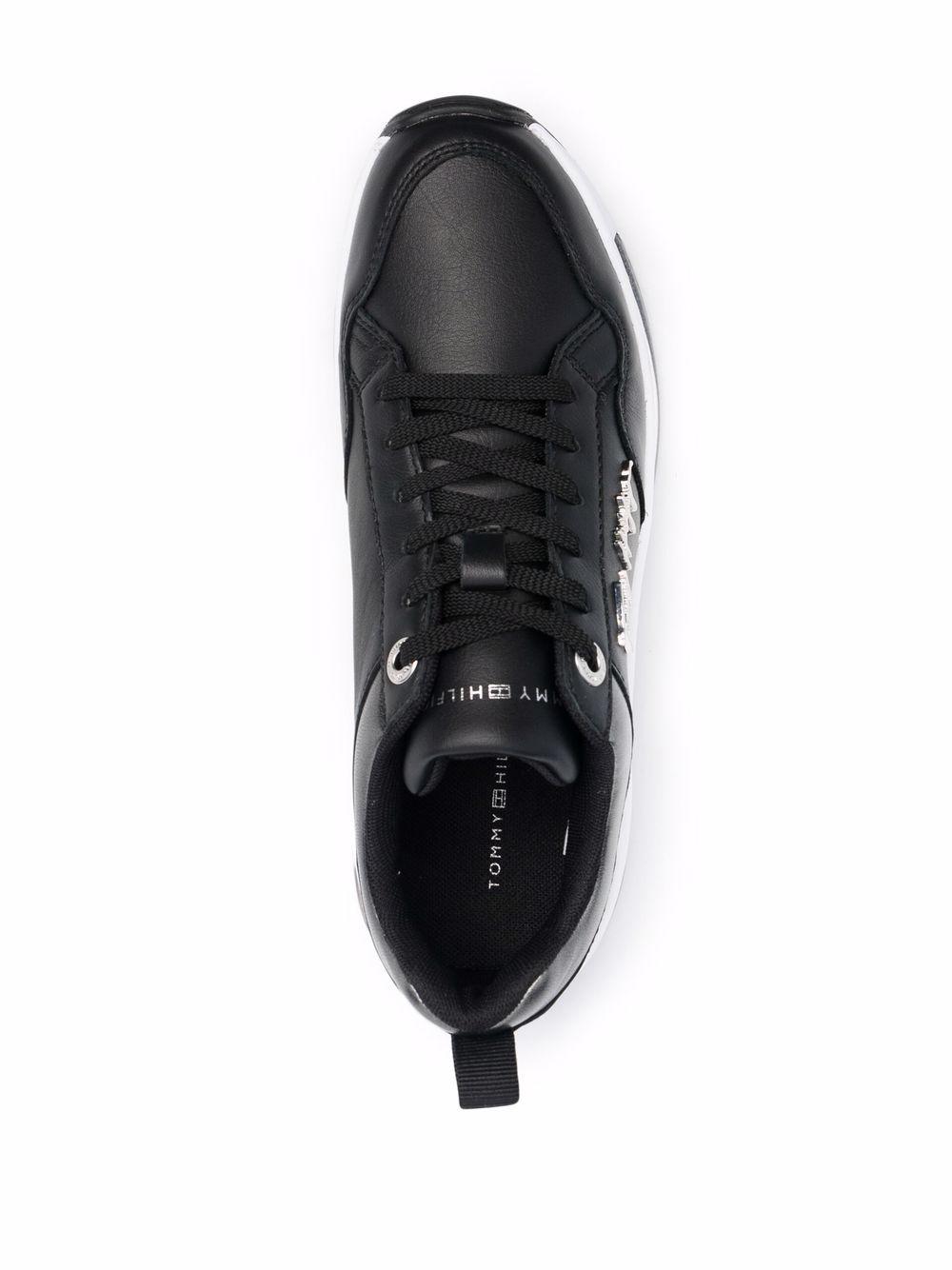 Tommy Hilfiger City Air Runner Sneakers in Black | Lyst