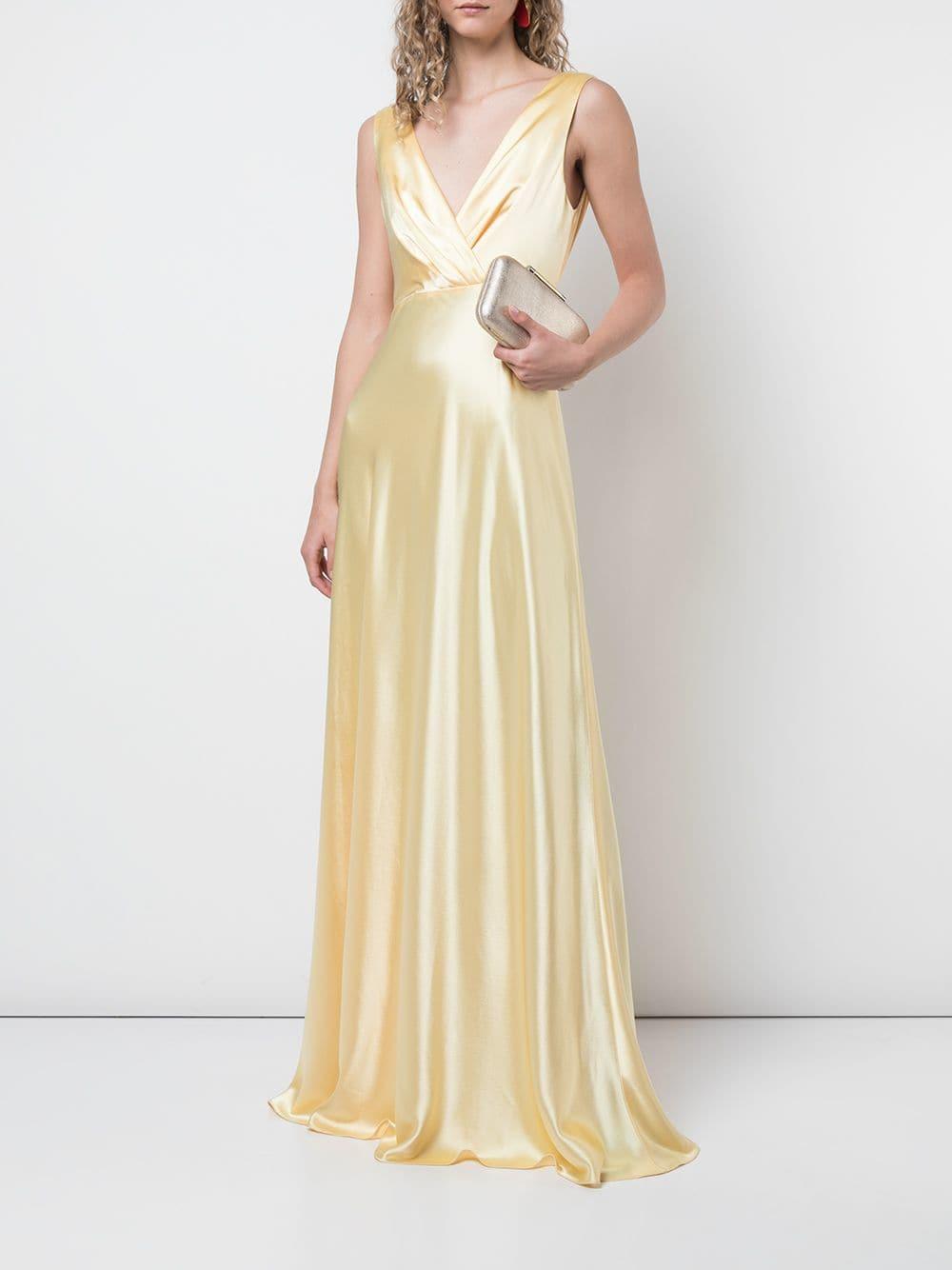 JILL Jill Stuart Natasha Gown in Yellow Lyst UK