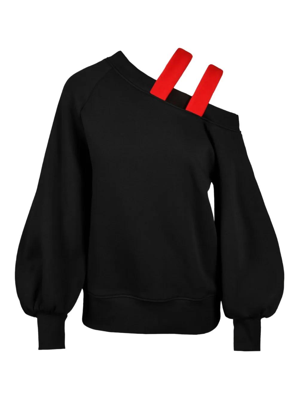 美品　IOANA CIOLACU イオアナチョラク　ラッフルスウェットシャツ 美品 IOANA CIOLACU イオアナチョラク ラッフルスウェットシャツ